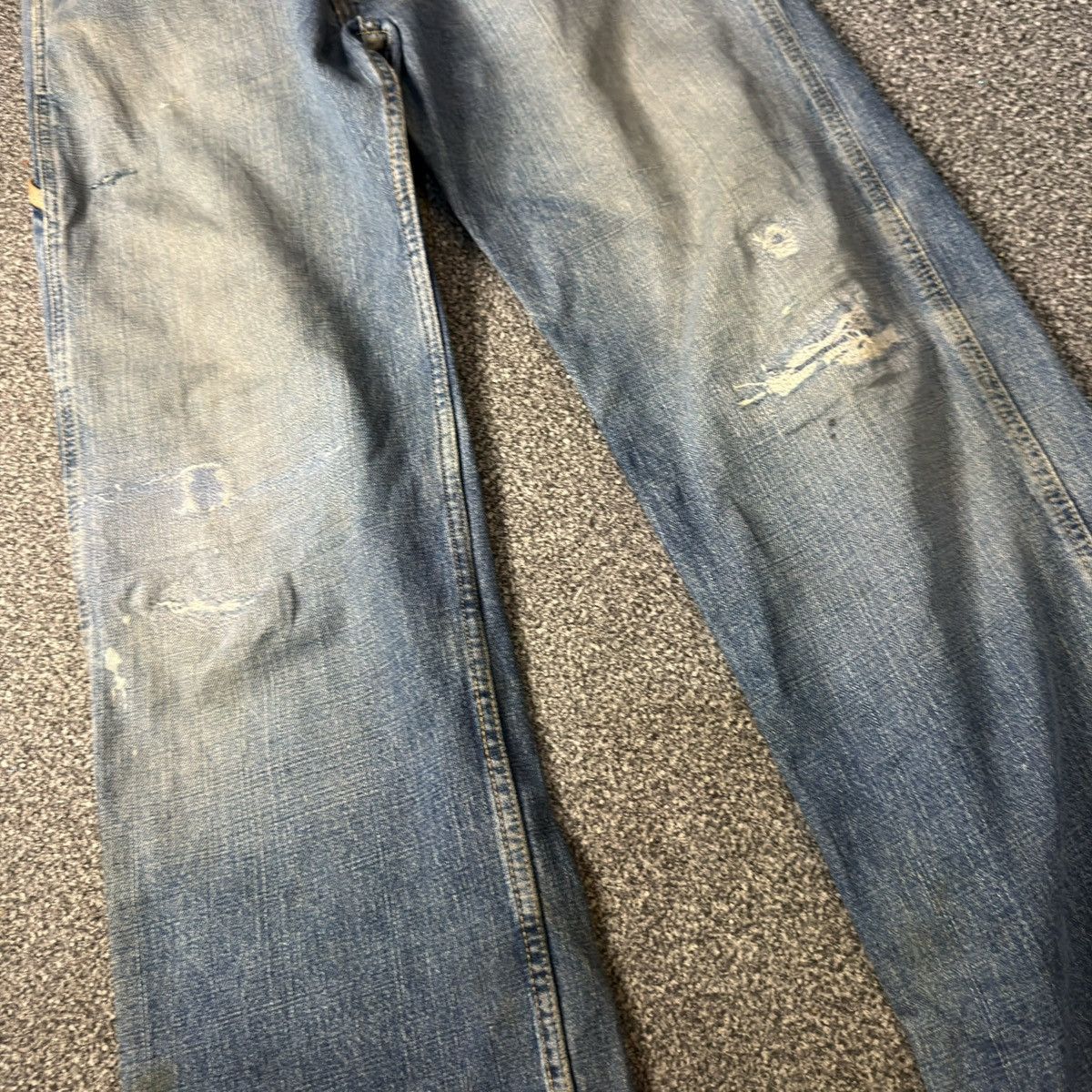 RRL Ralph Lauren Vintage Ralph Lauren C5 Freemont Carpenter Distressed Denim Size US 32 / EU 48 - 6 Thumbnail