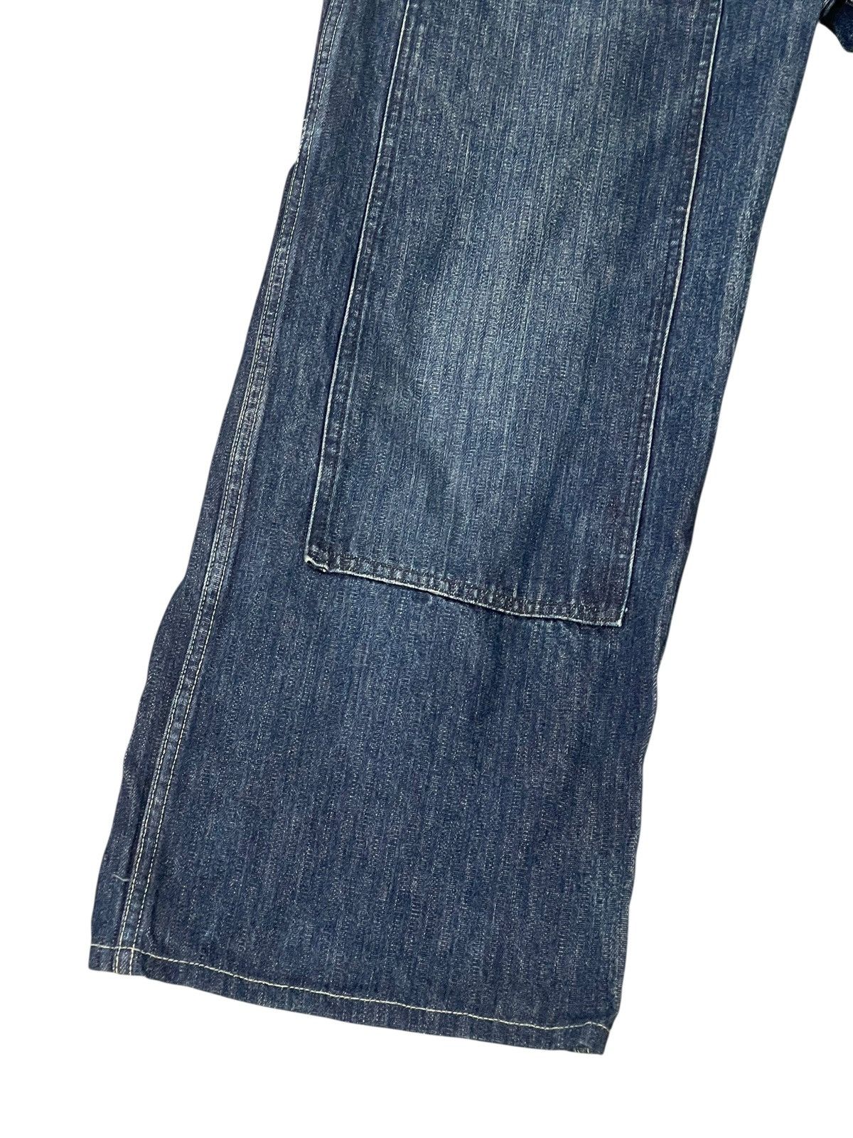 Evisu Rare Vtg 90s Evisu Overalls Denim Workwear 2🟦5 Size US 35 - 3 Thumbnail