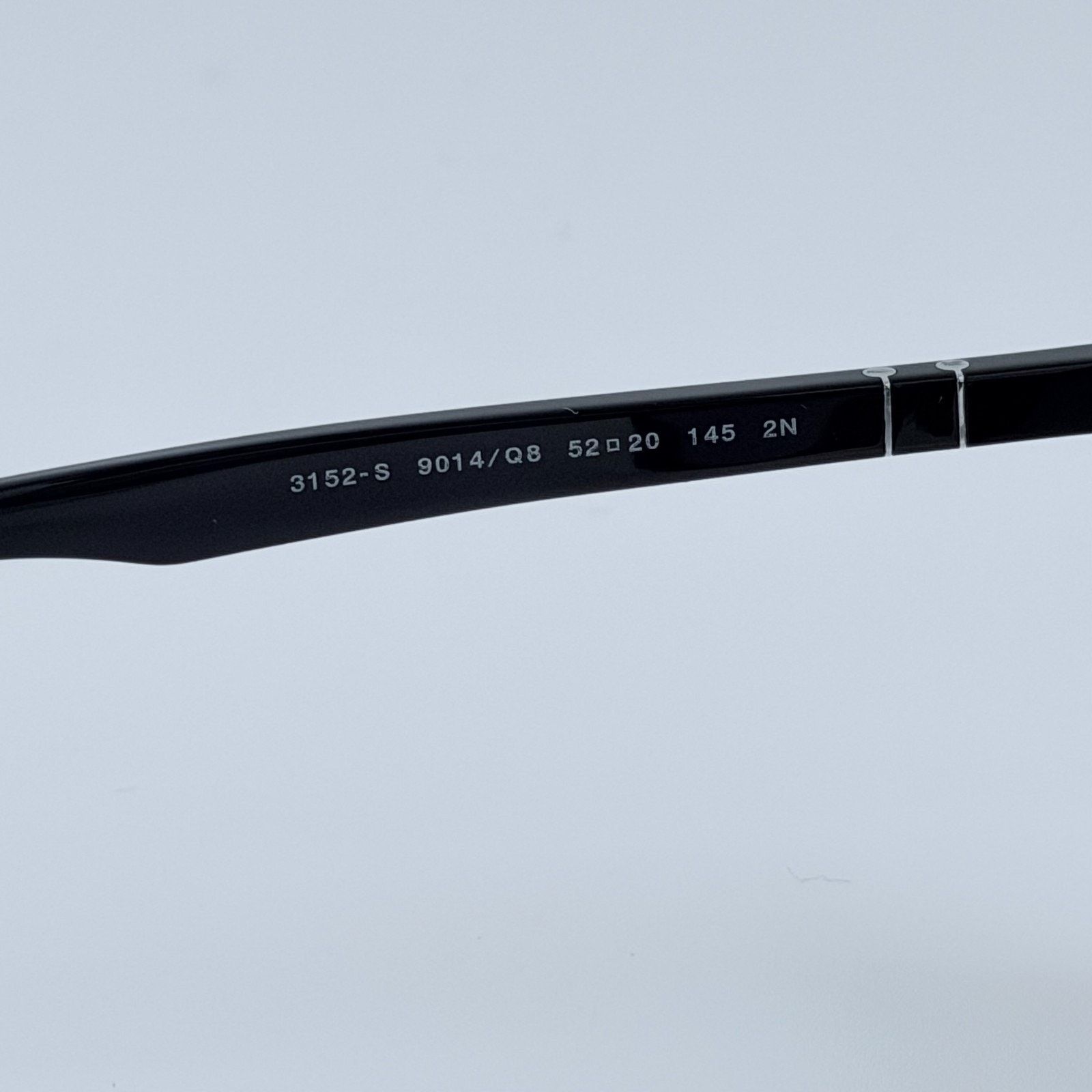 Persol NEW Persol PO3152S 9014/Q8 Black Azure Gradient Blue w/Case Size ONE SIZE - 4 Thumbnail