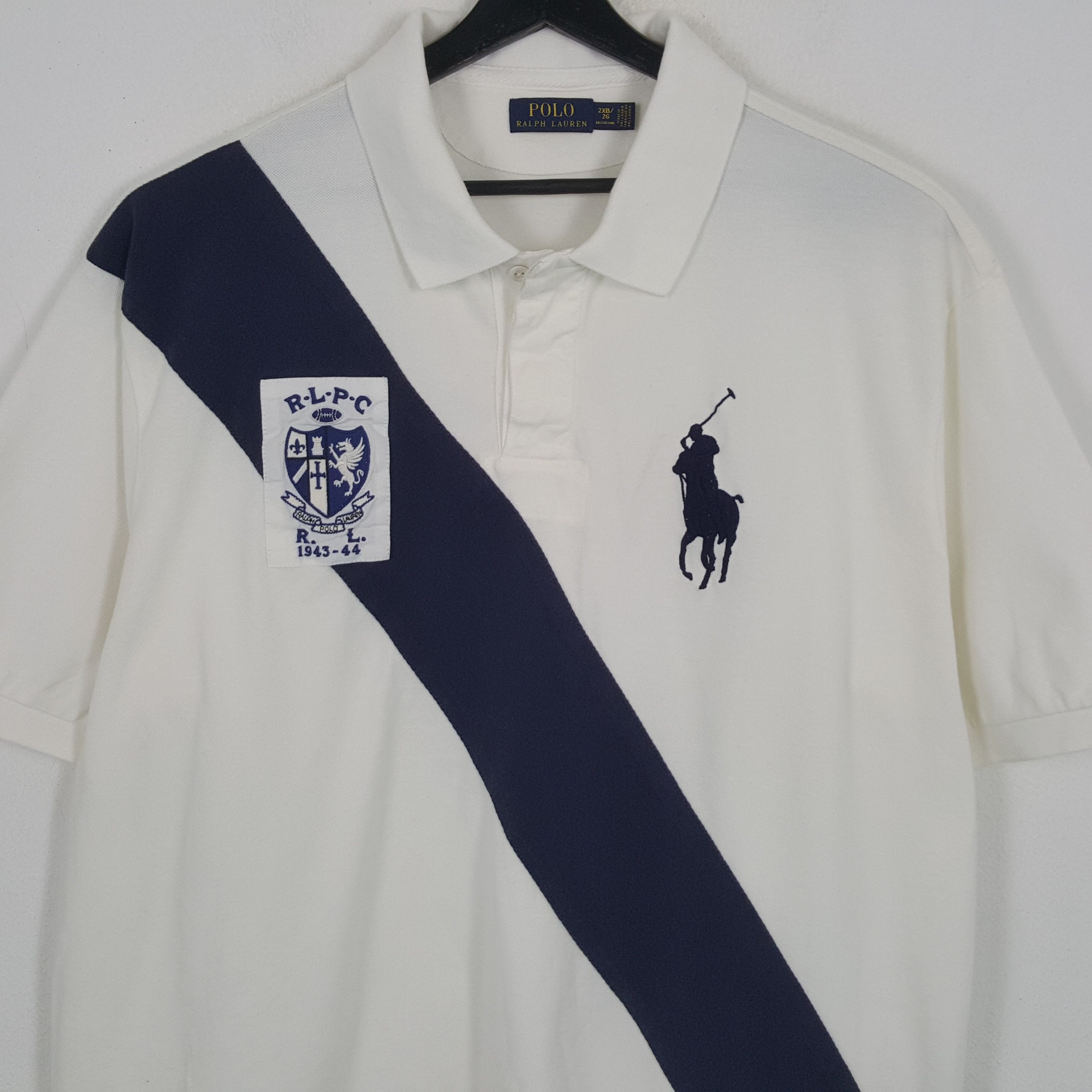 Polo Ralph Lauren × Vintage POLO RALPH LAUREN Fashion Style Casual Polos Size US XXL / EU 58 / 5 - 2 Thumbnail