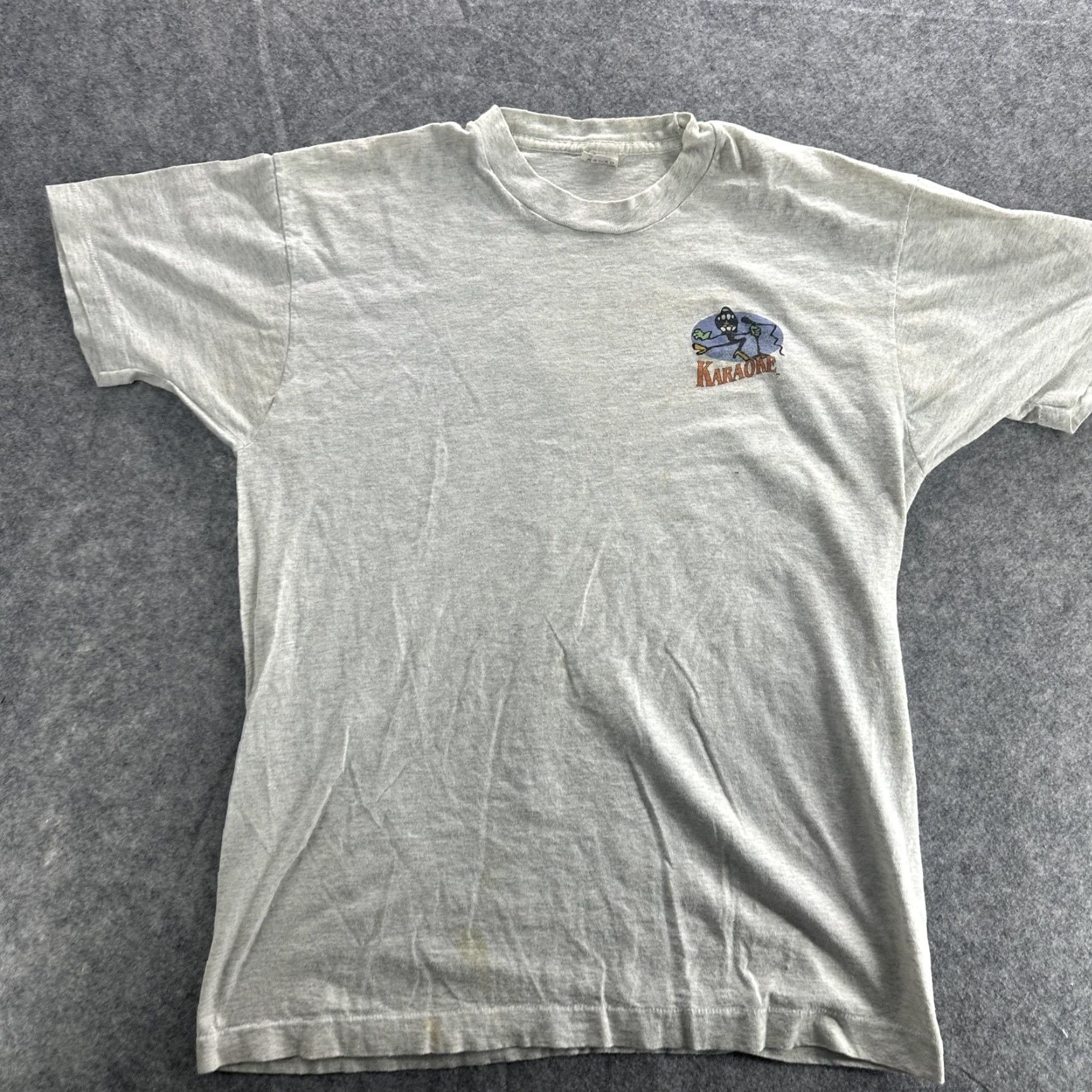 Fruit Of The Loom VINTAGE Fruit of the Loom T-Shirt Men XL Music Karaoke 90s Graphic Short Sleeve Made USA Size US XL / EU 56 / 4 - 2 Thumbnail