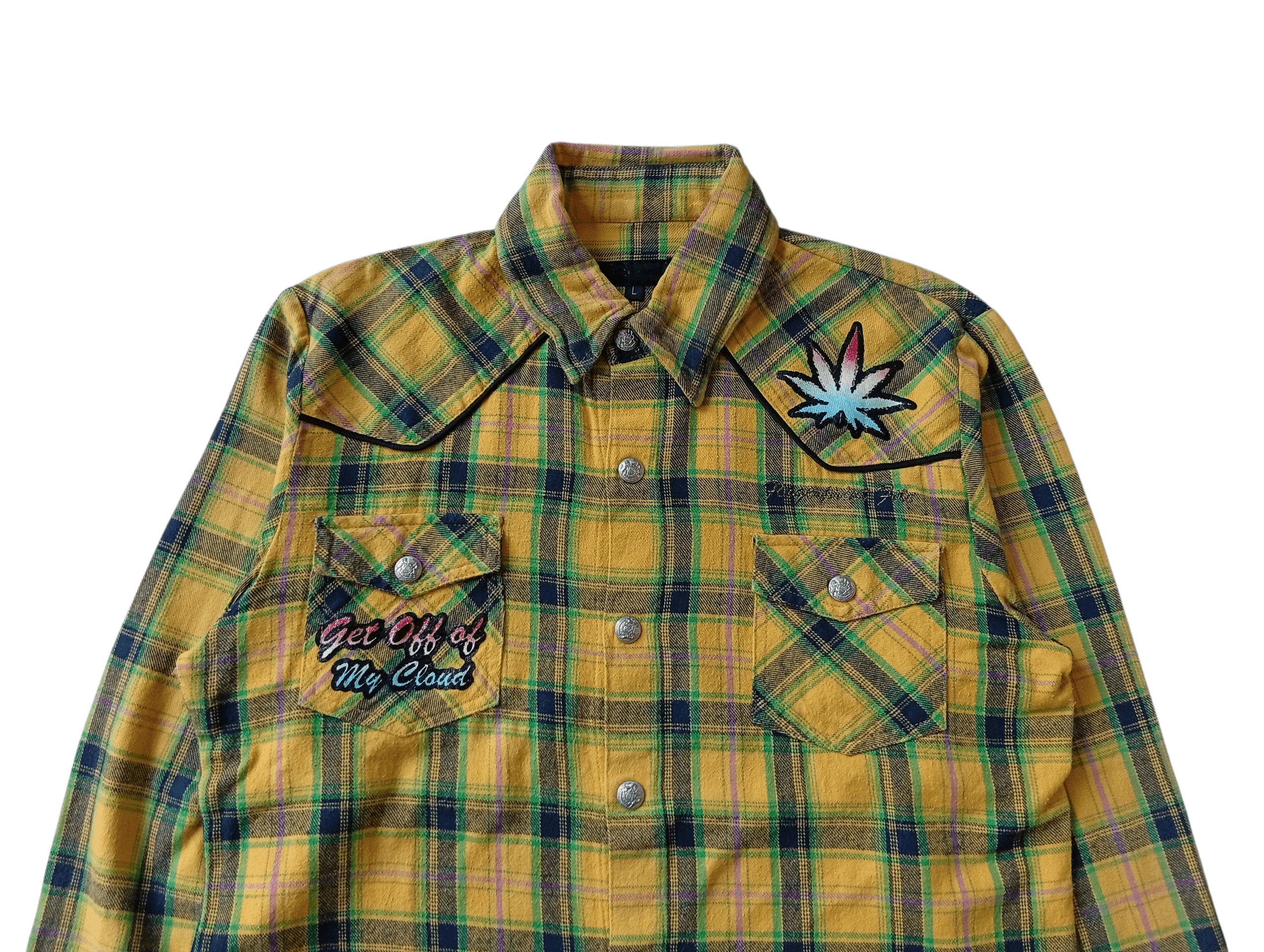Japanese Brand In The Attic ATC 'forget fate' Western flanel shirt Size US L / EU 52-54 / 3 - 2 Thumbnail