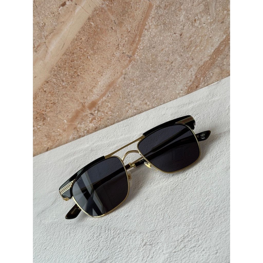 Gucci NEW Gucci GG0287S Black Clubmaster Unisex Sunglasses $625 Size ONE SIZE - 3 Thumbnail