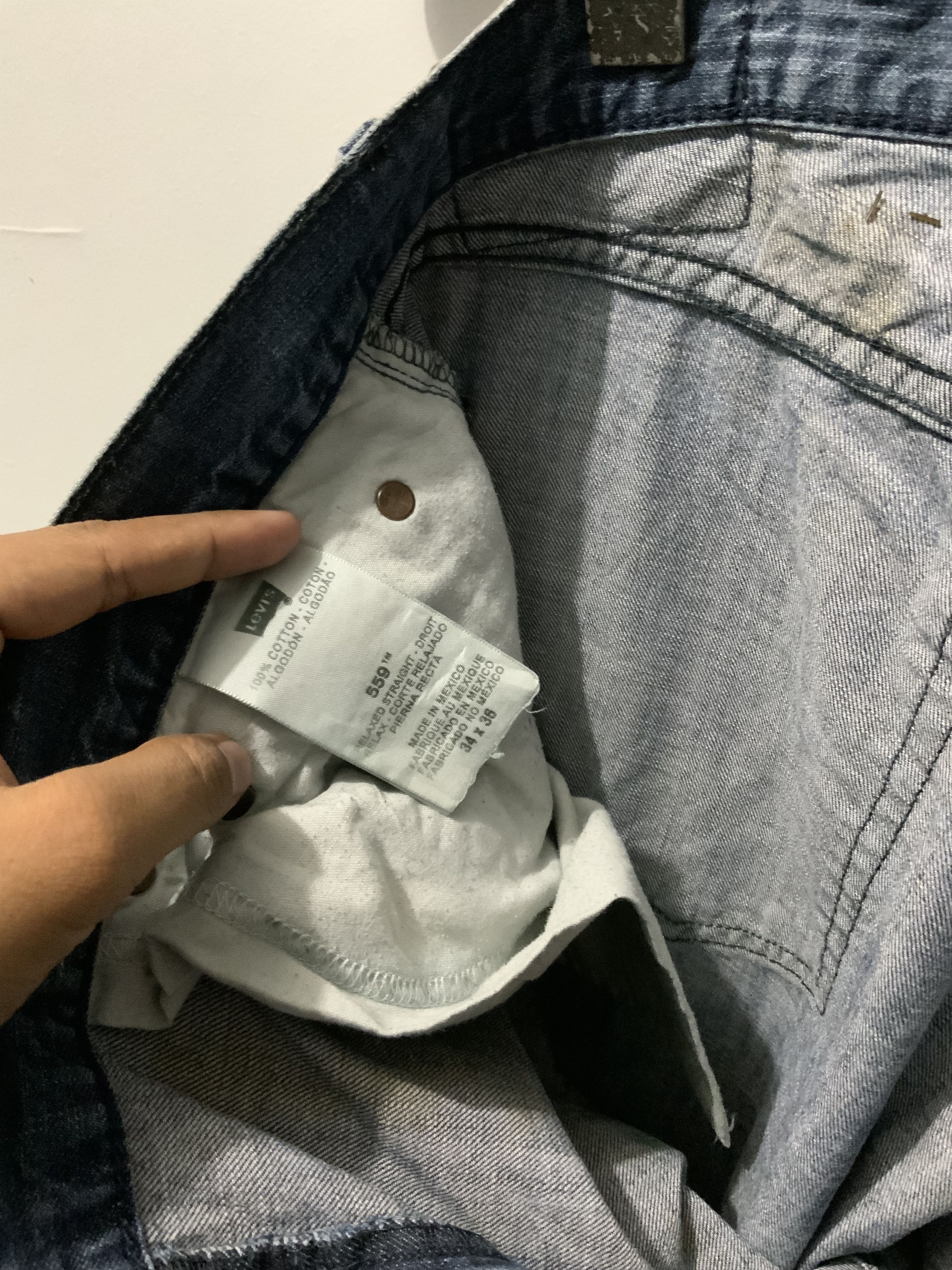 Levi's Levi’s Relaxed 559 Straight Painted Avant Garde Jeans Size US 34 / EU 50 - 17 Thumbnail