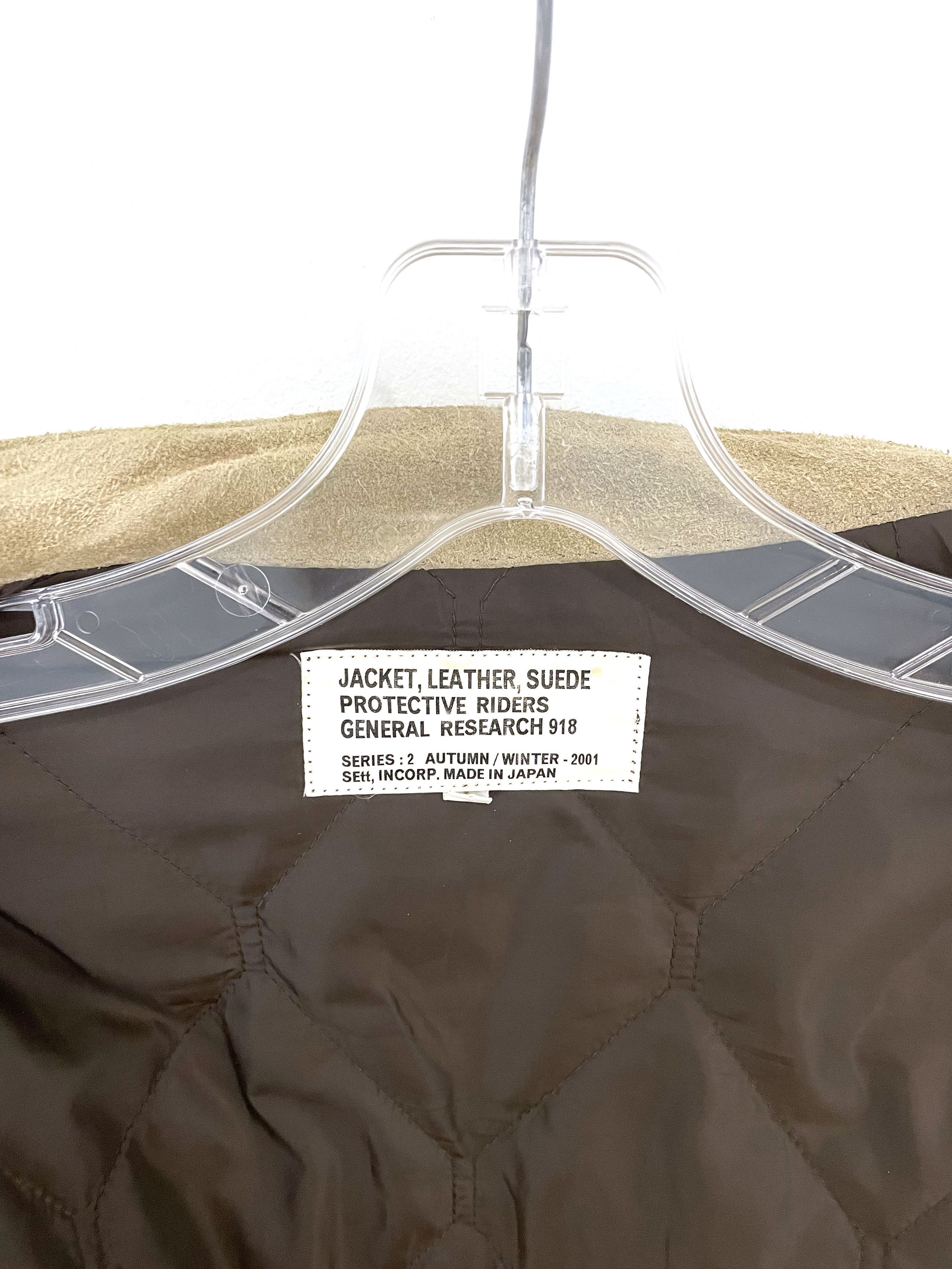 General Research 2001 Suede Rider Jacket Size US L / EU 52-54 / 3 - 8 Thumbnail