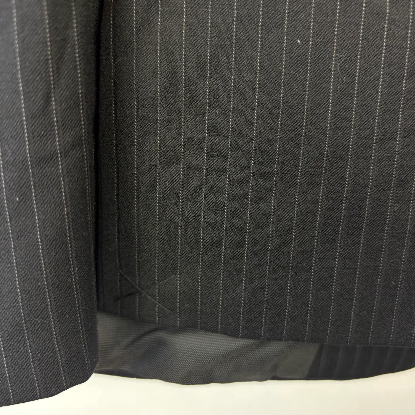 Michael Kors Michael Kors Men Blazer Shirt? 36S Black Pinstripe Two Button Sport Coat Jacket Dress Coat Blazer Size 36R - 3 Thumbnail