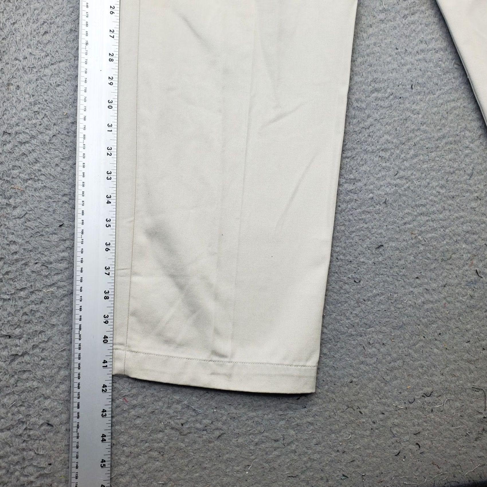 Dockers Dockers Mens Tan Khakis Pleated Chino Pants 36x30 Relaxed Straight Stretch Denim? Size US 36 / EU 52 - 3 Thumbnail