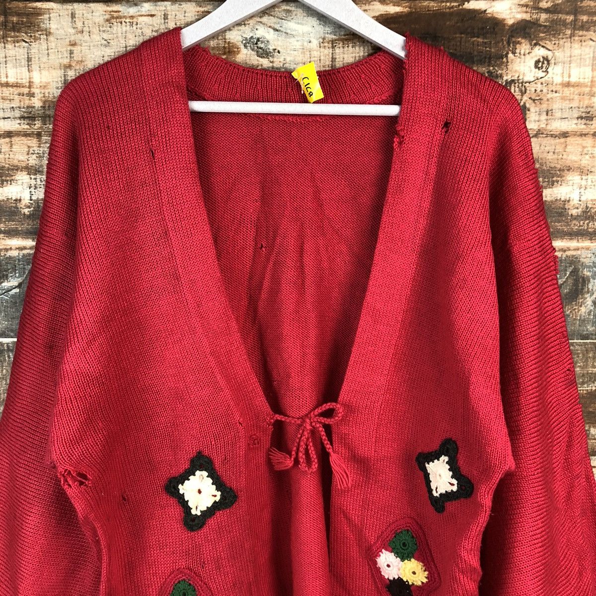 Vintage DL Japanese Brand kimono vintage Cardigan Knitwear #C168 Size US M / EU 48-50 / 2 - 5 Thumbnail