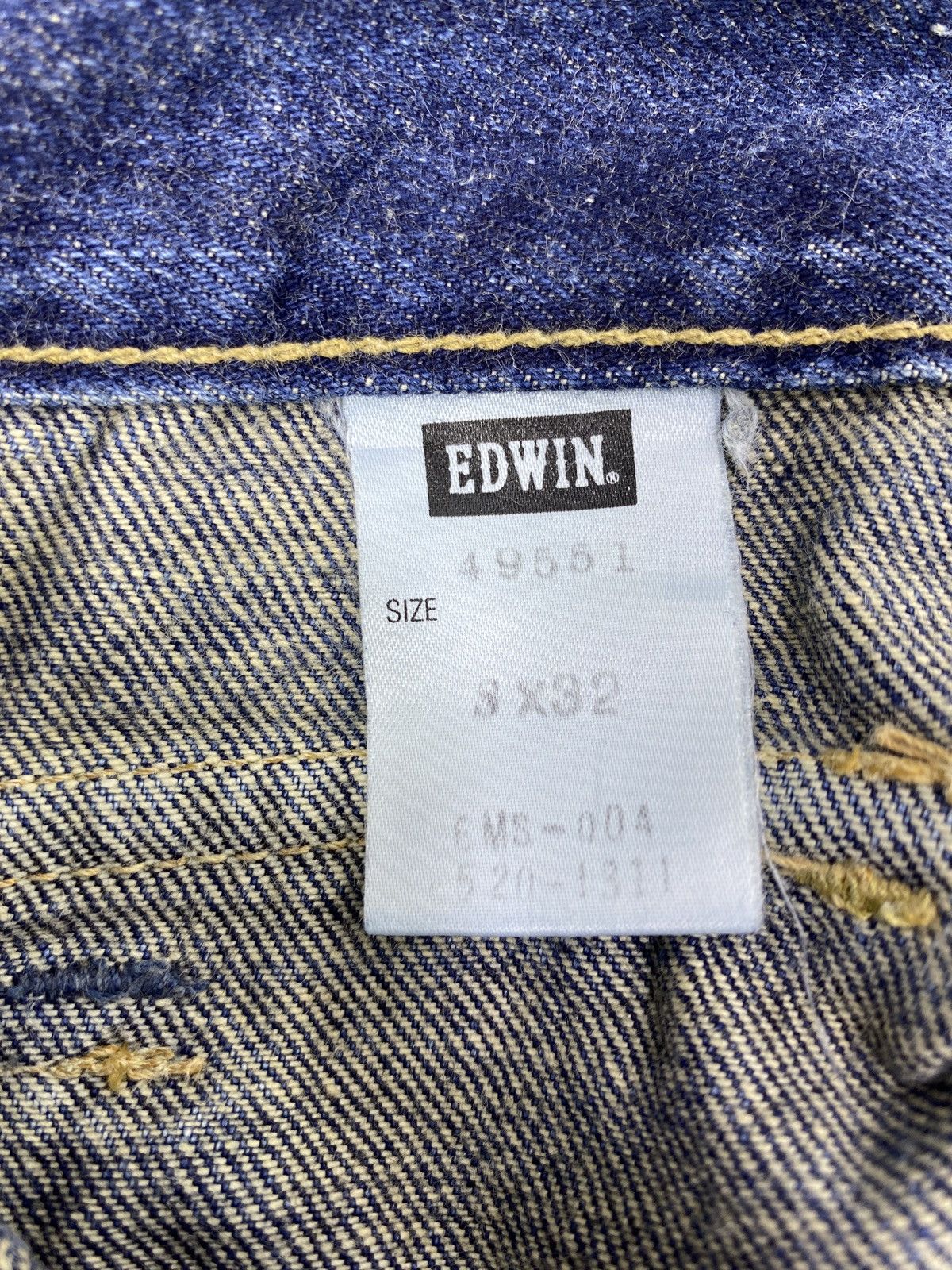 Edwin × Jean × Vintage Vintage Edwin Blue Wash Jeans - J1056 Size 29" - 10 Thumbnail