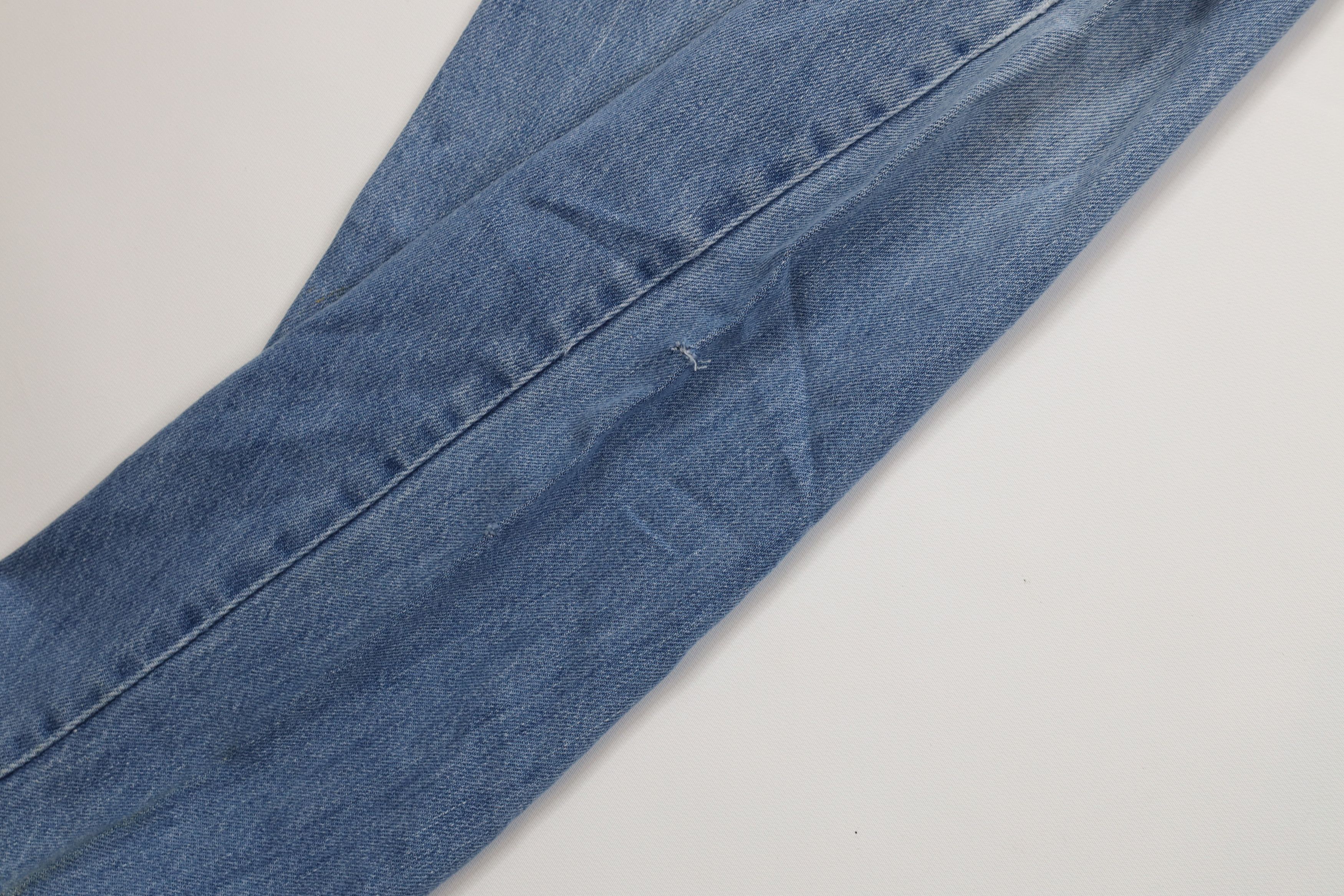 Vintage Vintage 90s Streetwear Pleated Baggy Loose Fit Denim Jeans Size US 34 / EU 50 - 5 Thumbnail