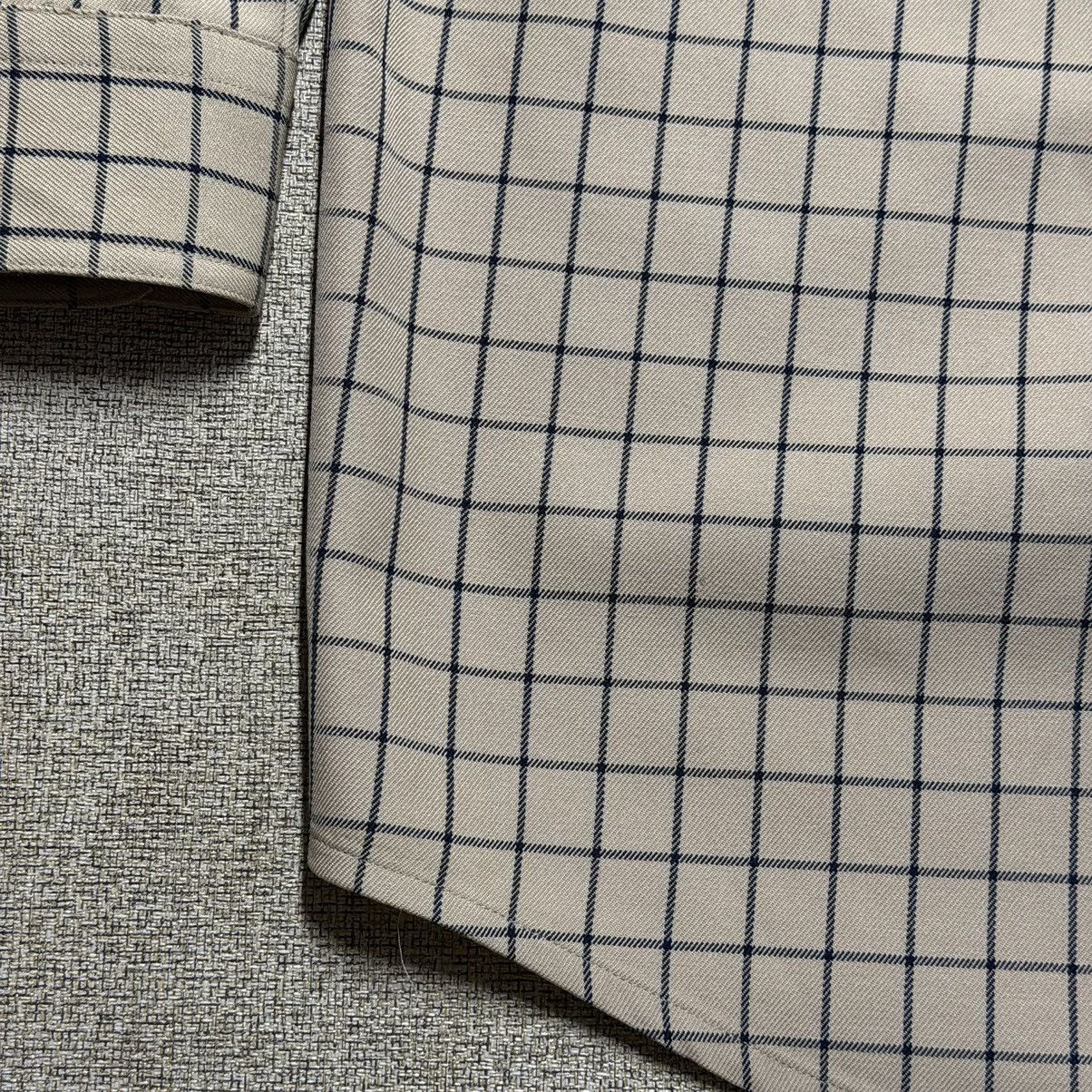 Filson Vtg Filson Men's Small Windowpane Plaid Wool Button Shirt Size US S / EU 44-46 / 1 - 13 Thumbnail