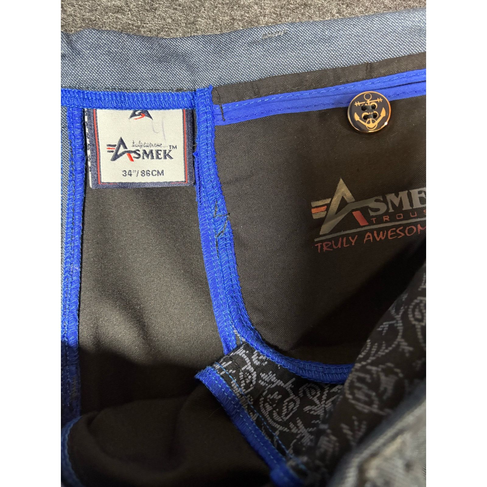 Other Mens navy Slim Fit Dress Pants Golf Style Business Casual Size US 34 / EU 50 - 3 Thumbnail