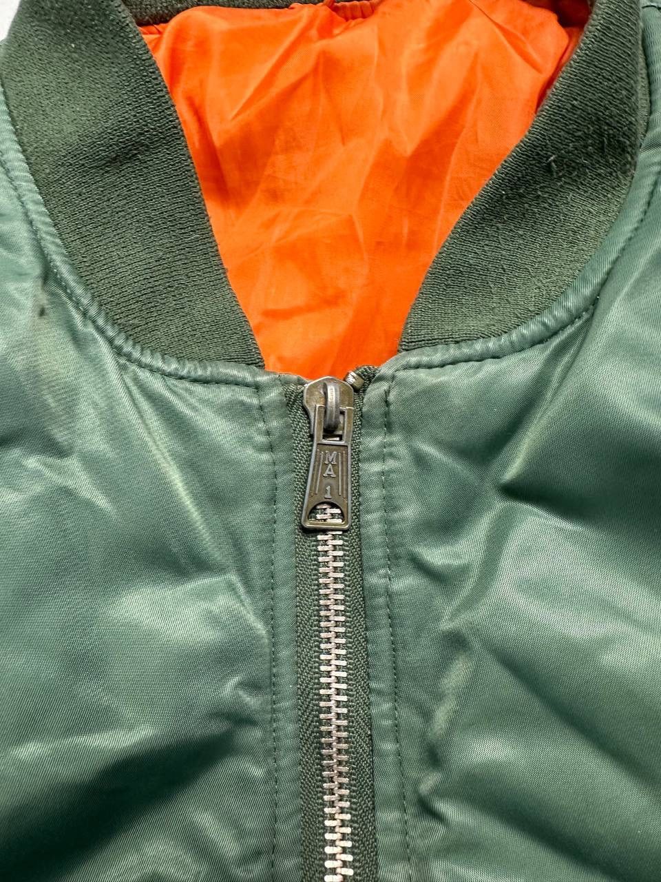 Alpha Industries × Vintage Vintage MA-1 Pversized Bomber Jacket Y2K L Size US L / EU 52-54 / 3 - 5 Thumbnail