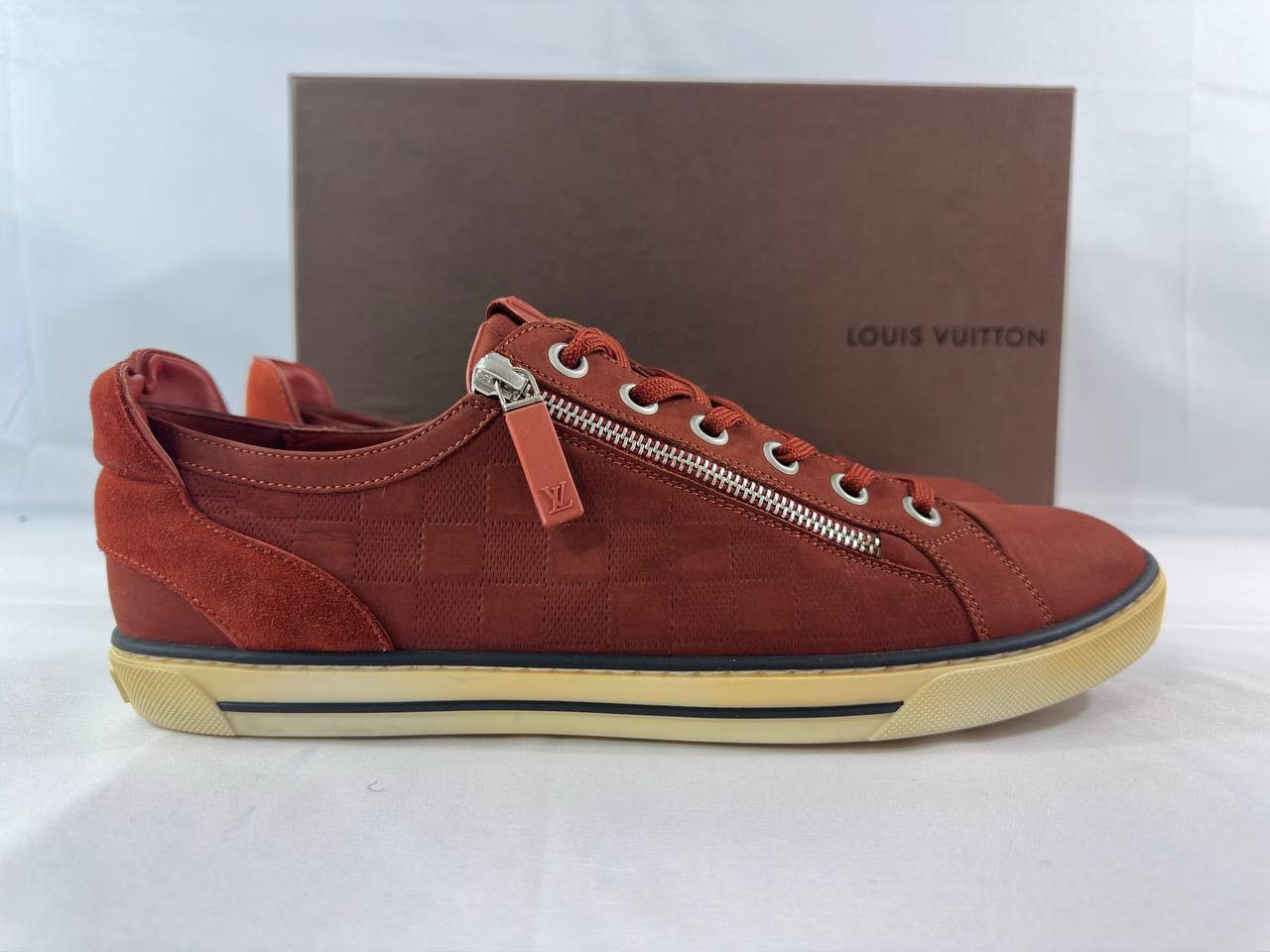 Louis Vuitton Louis Vuitton Challenge Zip Up Damier Casual Sneakers Size US 10 / EU 43 - 2 Thumbnail