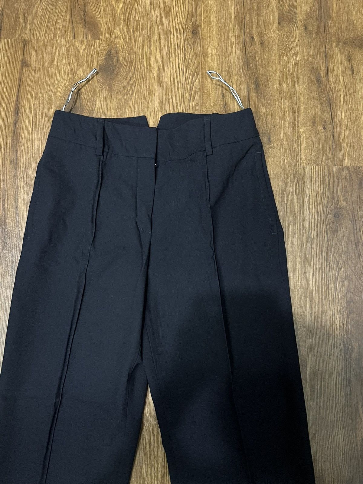 Hermes Hermes by Martin Margiela Pleated Virgin Wool Trousers Size US 32 / EU 48 - 2 Thumbnail