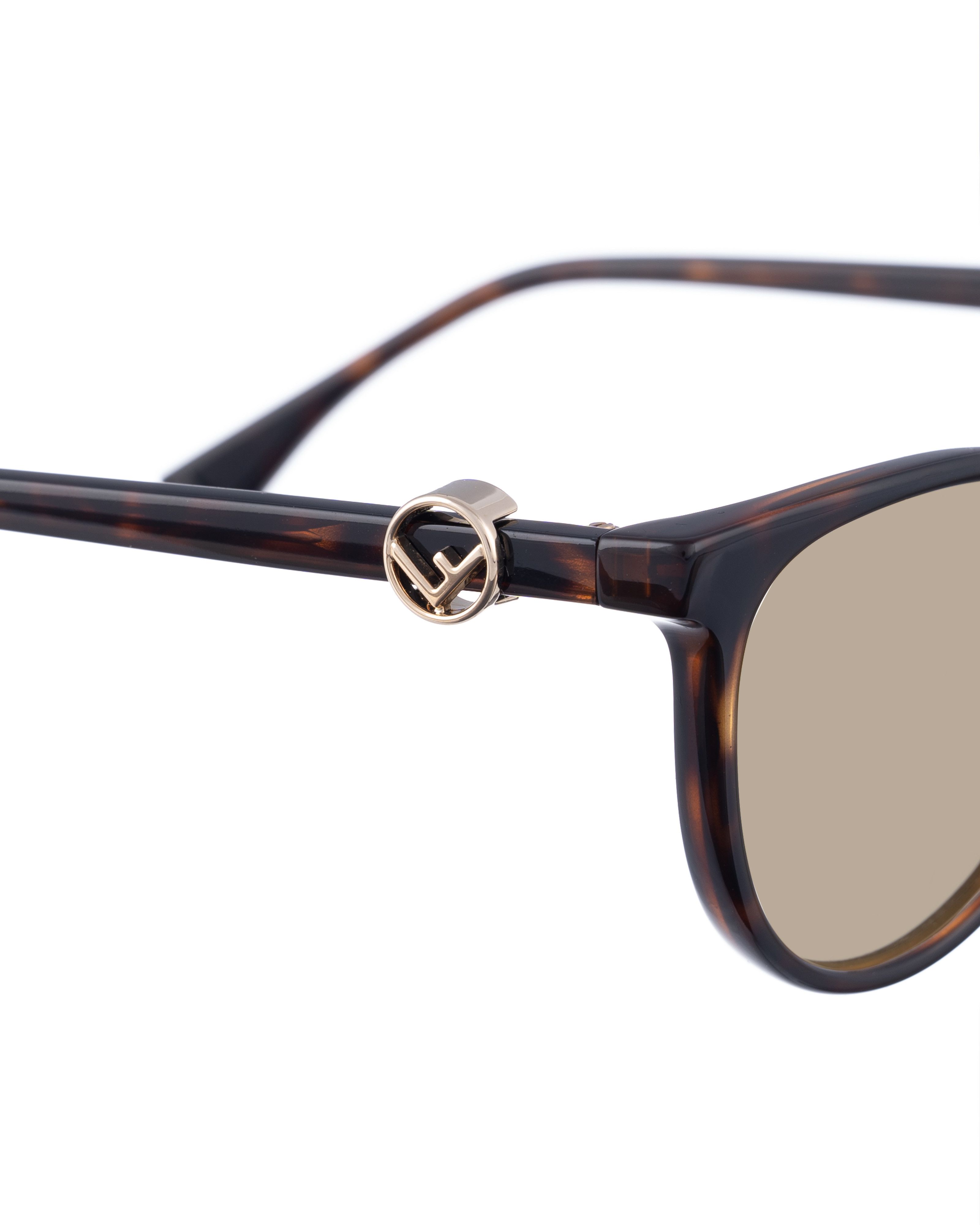 Fendi Fendi 00s Oversized Brown Cheetah Classic Sunglasses Size ONE SIZE - 1 Thumbnail
