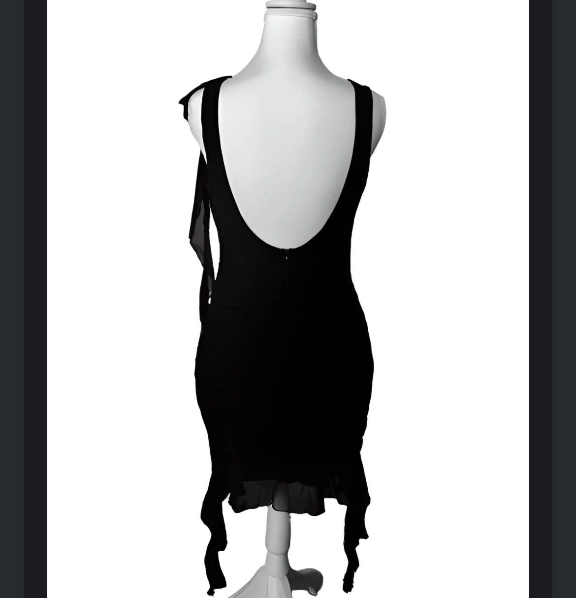 Other Backless Mini Dress with Rhinestone Design Size M / US 6-8 / IT 42-44 - 2 Thumbnail