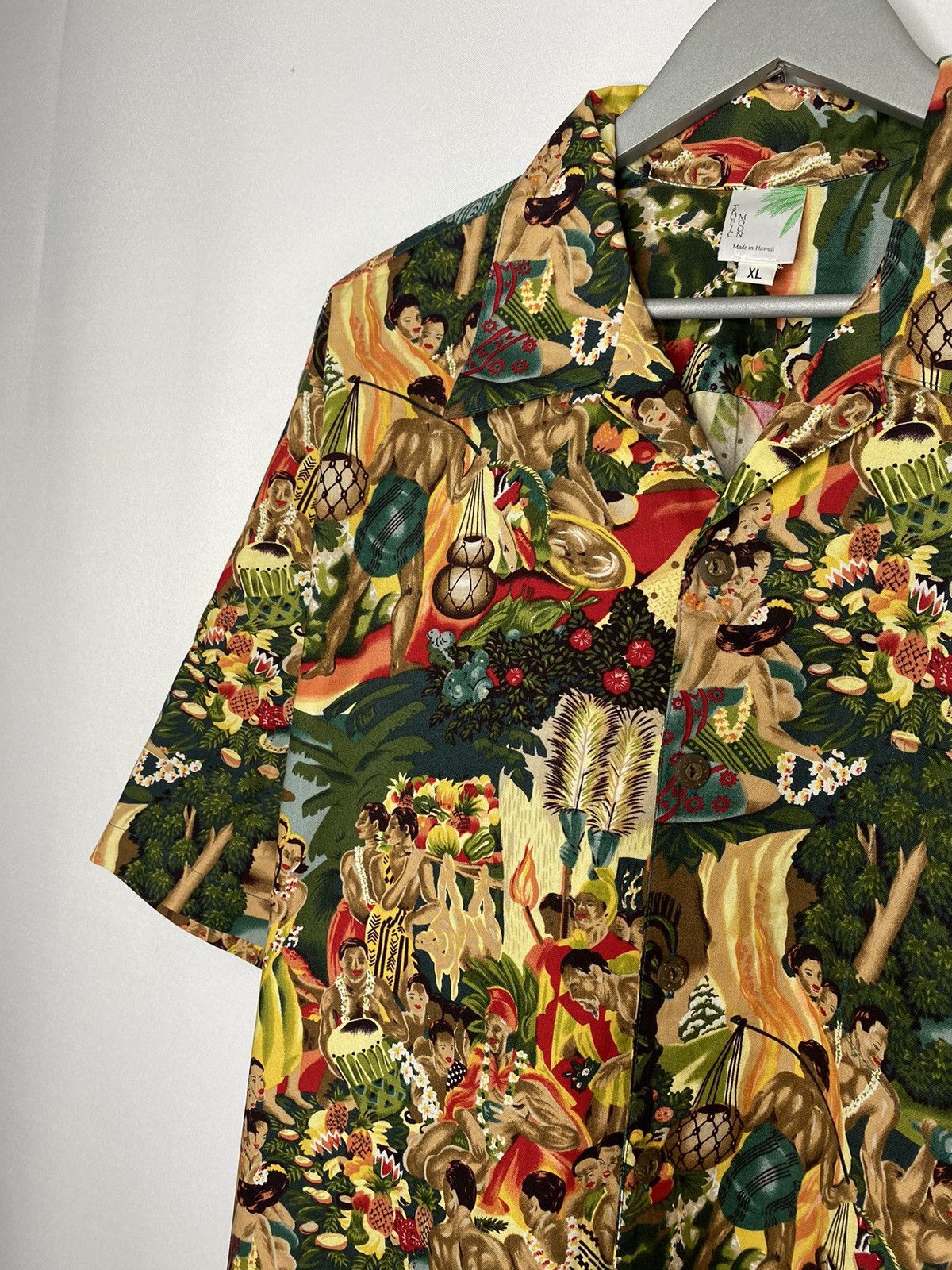 Other 🌴Men’s Vintage Art Crazy Hawaiian Shirt Overprint Designer🌴 Size US XL / EU 56 / 4 - 4 Thumbnail