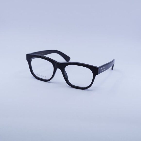 Gucci Gucci GG1796O 001 Eyeglasses Shiny Black 52mm Square Frame Size ONE SIZE - 1 Thumbnail
