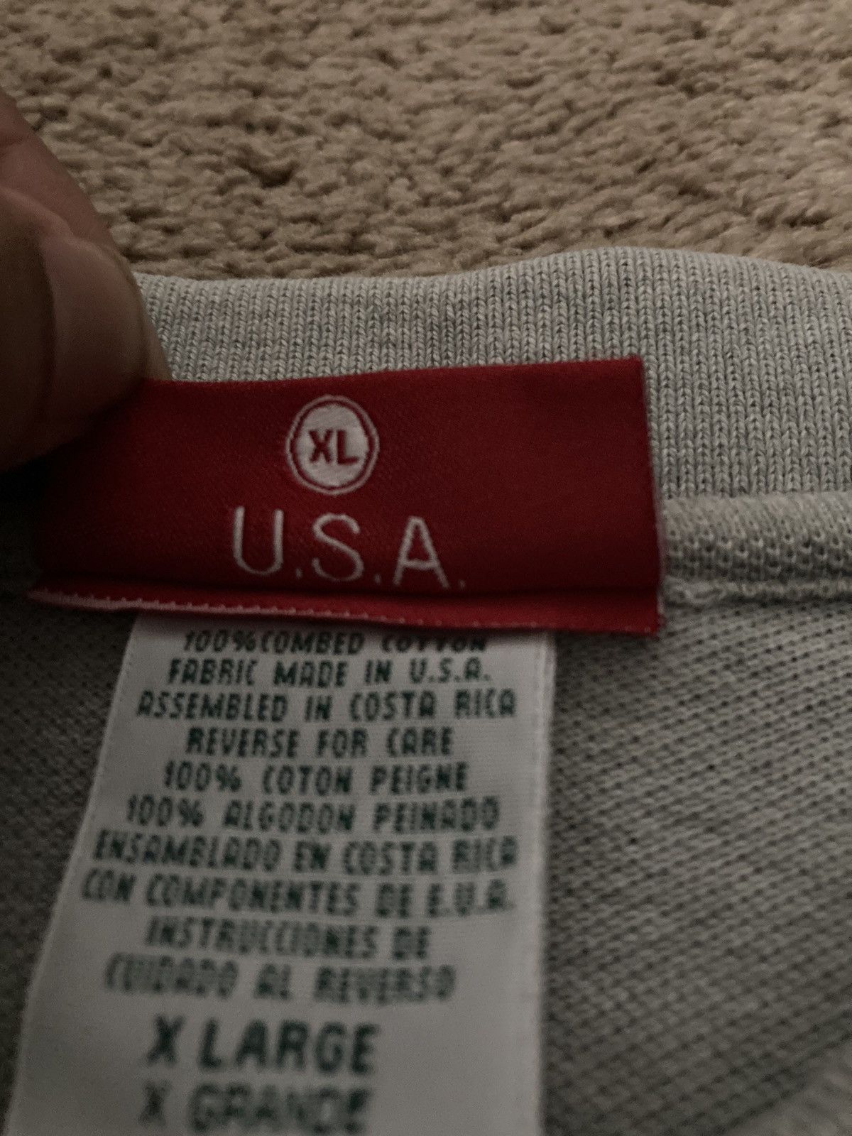Supreme 1996 Supreme Rhombus Diamond Logo Polo 90s OG Retro XL Baggy Size US XL / EU 56 / 4 - 6 Thumbnail
