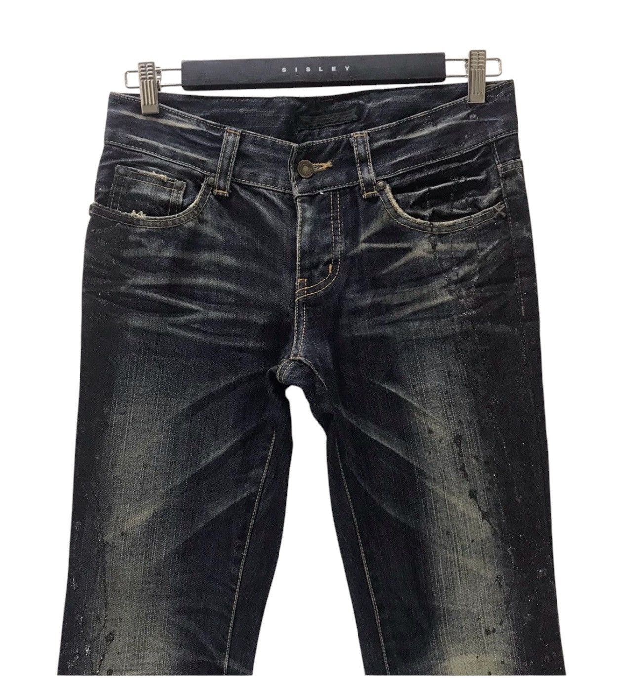 GOSTAR DE FUGA Gostar De Fuga Whisker Coated Denim Jeans Size US 29 - 1 Thumbnail