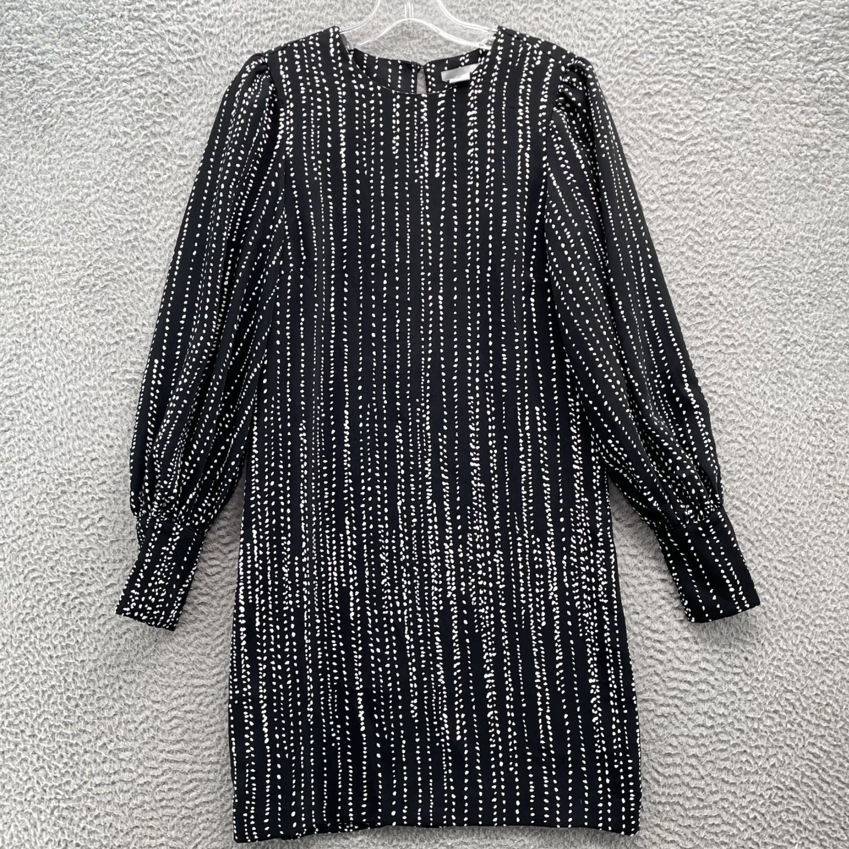 H&M H&M Mini Shift Dress Women Black 12 2 Short Dress Shift Casual Formal 90s Carrie Bradshaw womens Size XL / US 12-14 / IT 48-50 - 3 Thumbnail