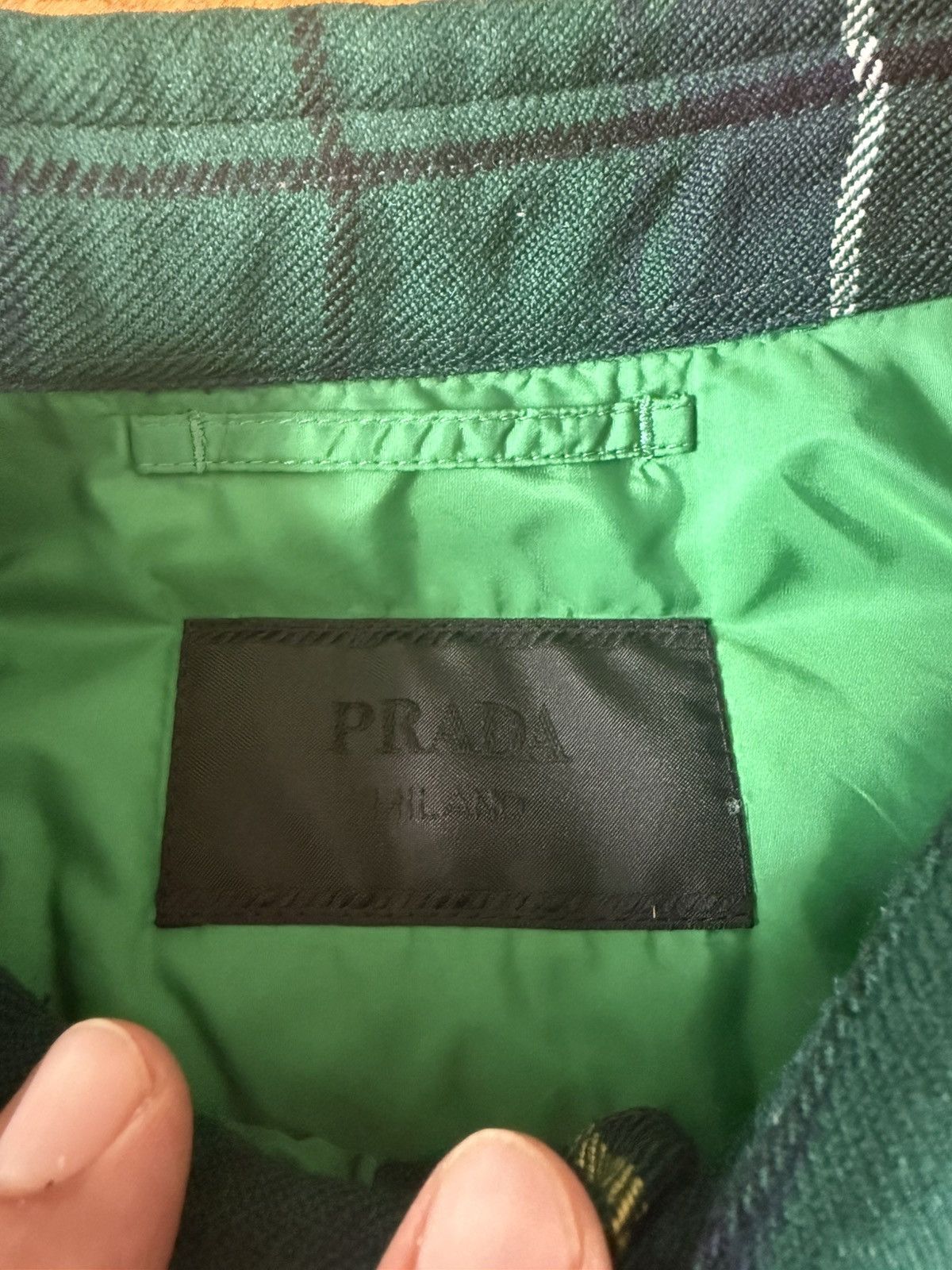 Prada Prada Plaid Padded Shirt Jacket Size US M / EU 48-50 / 2 - 3 Thumbnail