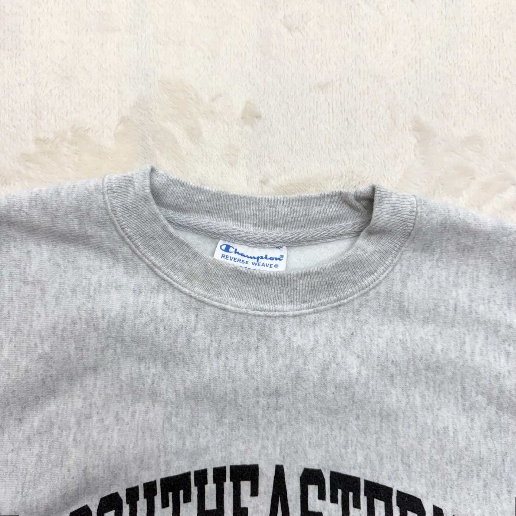 Champion Champion Sweatshirt Mens XS Gray Southeastern University Reverse Weave Crewneck Graphic Print Embroidered Logo College University Men’s Size US XS / EU 42 / 0 - 3 Thumbnail