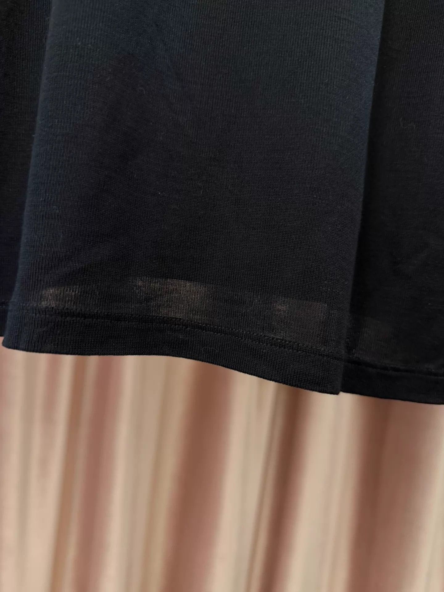 Saint Laurent Paris Saint Laurent 13FW Fringe Chain Black Short Sleeve Tee S Size US S / EU 44-46 / 1 - 5 Thumbnail