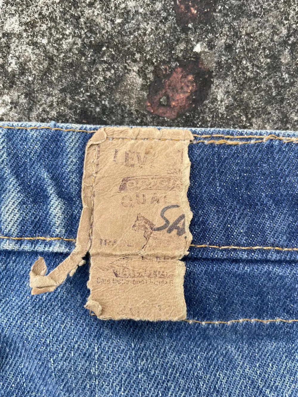Levi's 517 1980's Orange Tab Jean Size US 31 - 7 Thumbnail