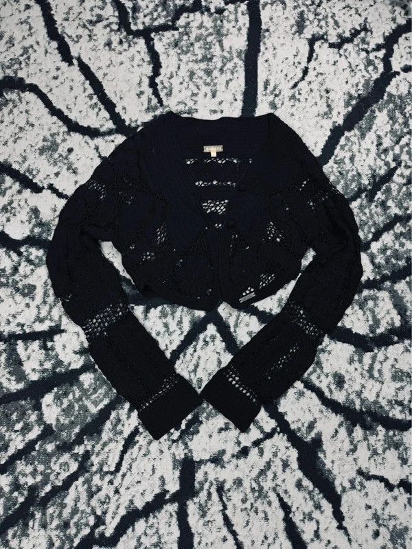Other Galliano vintage lace sweater black logo M Size M / US 6-8 / IT 42-44 - 1 Thumbnail