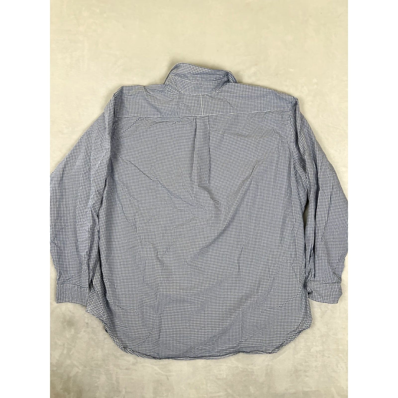 Ralph Lauren Ralph Lauren Shirt Mens 2XB Big Blue Check Button-Down Long Sleeve Casual Size US XXL / EU 58 / 5 - 7 Thumbnail