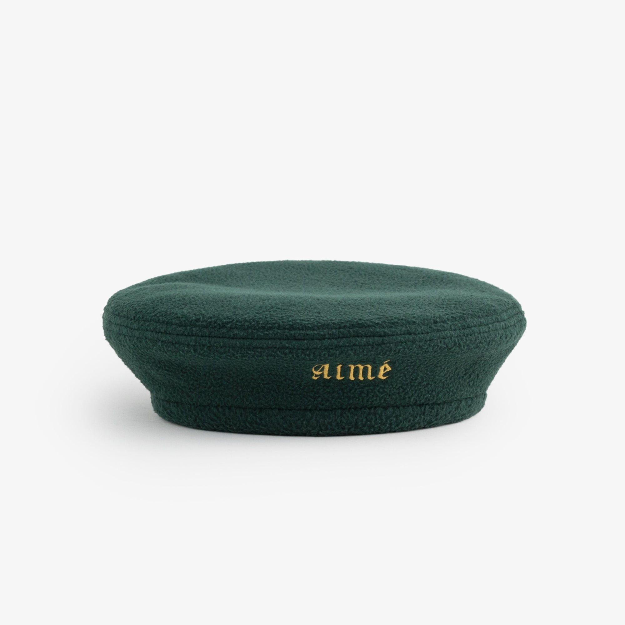 image of Aime Leon Dore Fleece Beret in Green, Men's