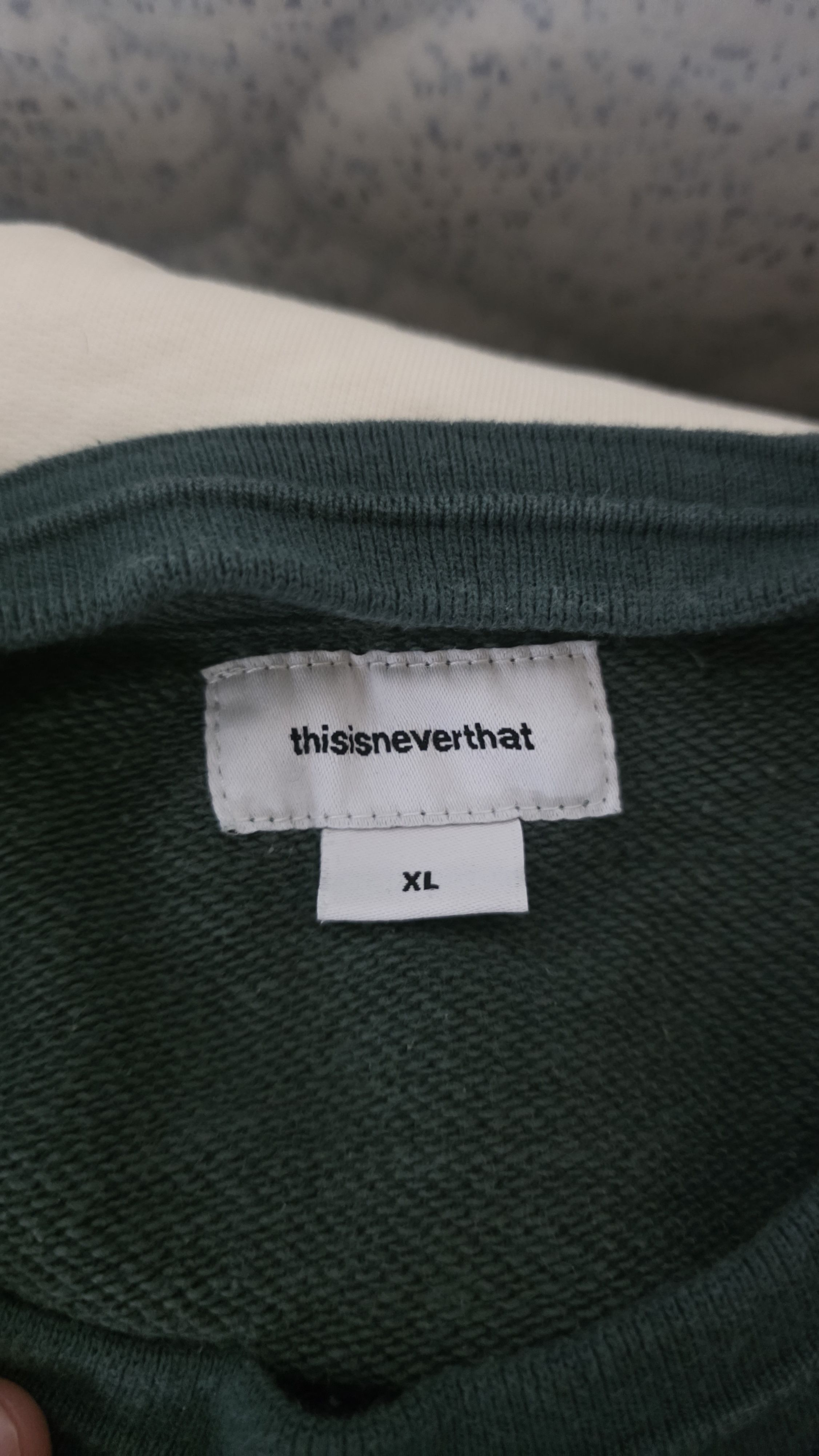 thisisneverthat thisisneverthat Pipe RIB Crewneck Dark Forest Size US XL / EU 56 / 4 - 4 Thumbnail