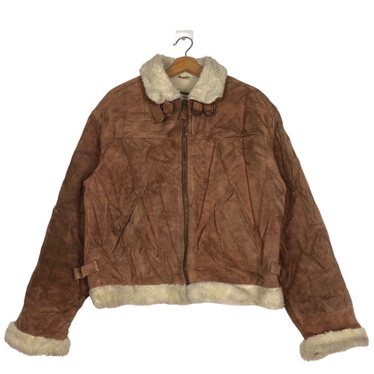 Japanese Brand 🔥Vtg Biker Leather Jacket Shearling Japan Pitch 45 Size US M / EU 48-50 / 2 - 1 Thumbnail