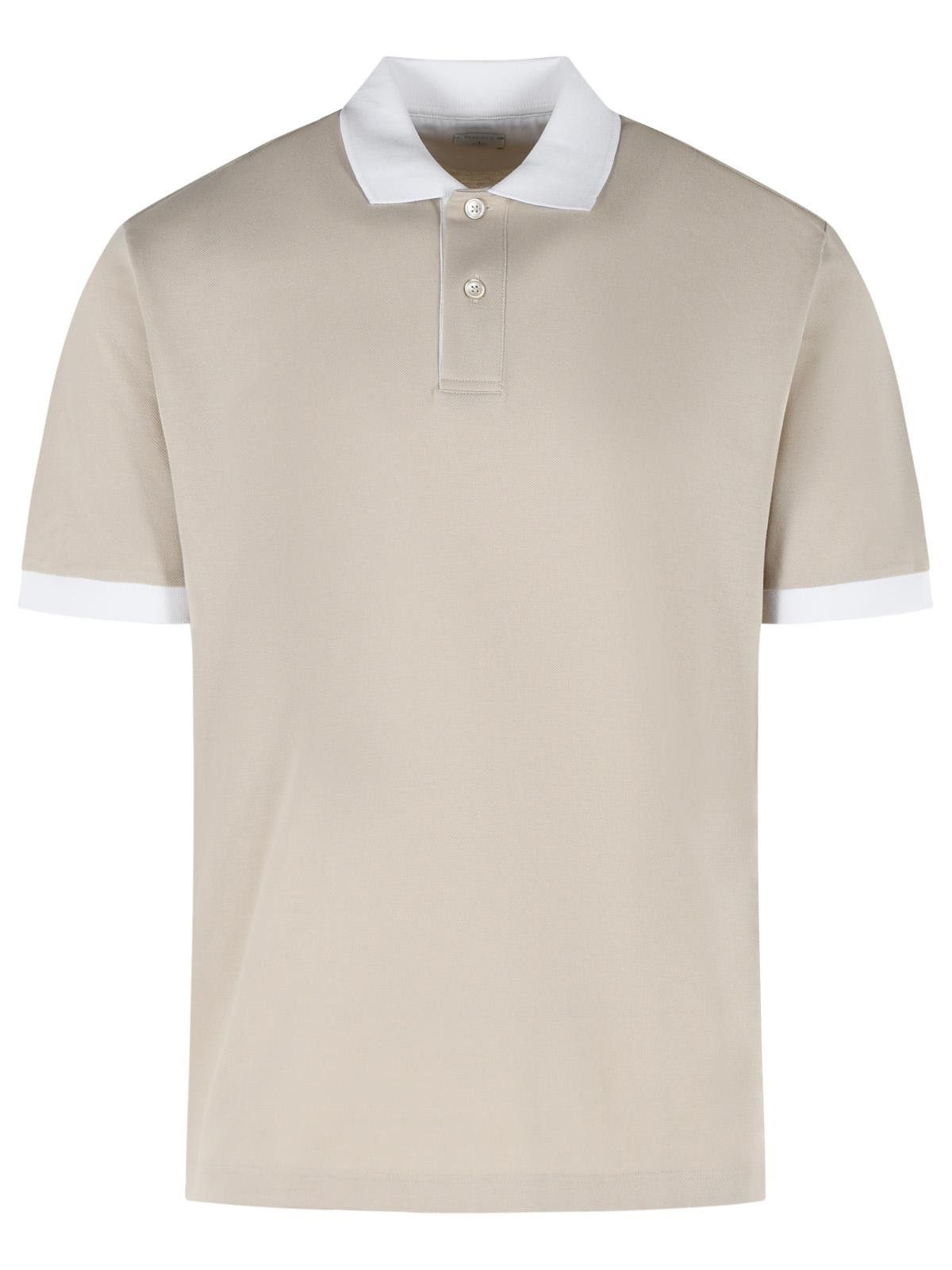 Eleventy ELEVENTY Beige Cotton Polo Shirt Size US L / EU 52-54 / 3 - 1 Thumbnail