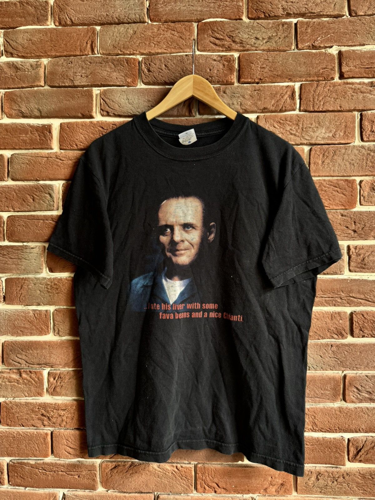 Vintage 2006 The Silence of the Lambs Hannibal Horror Movie 00s Tee Size US M / EU 48-50 / 2 - 1 Thumbnail