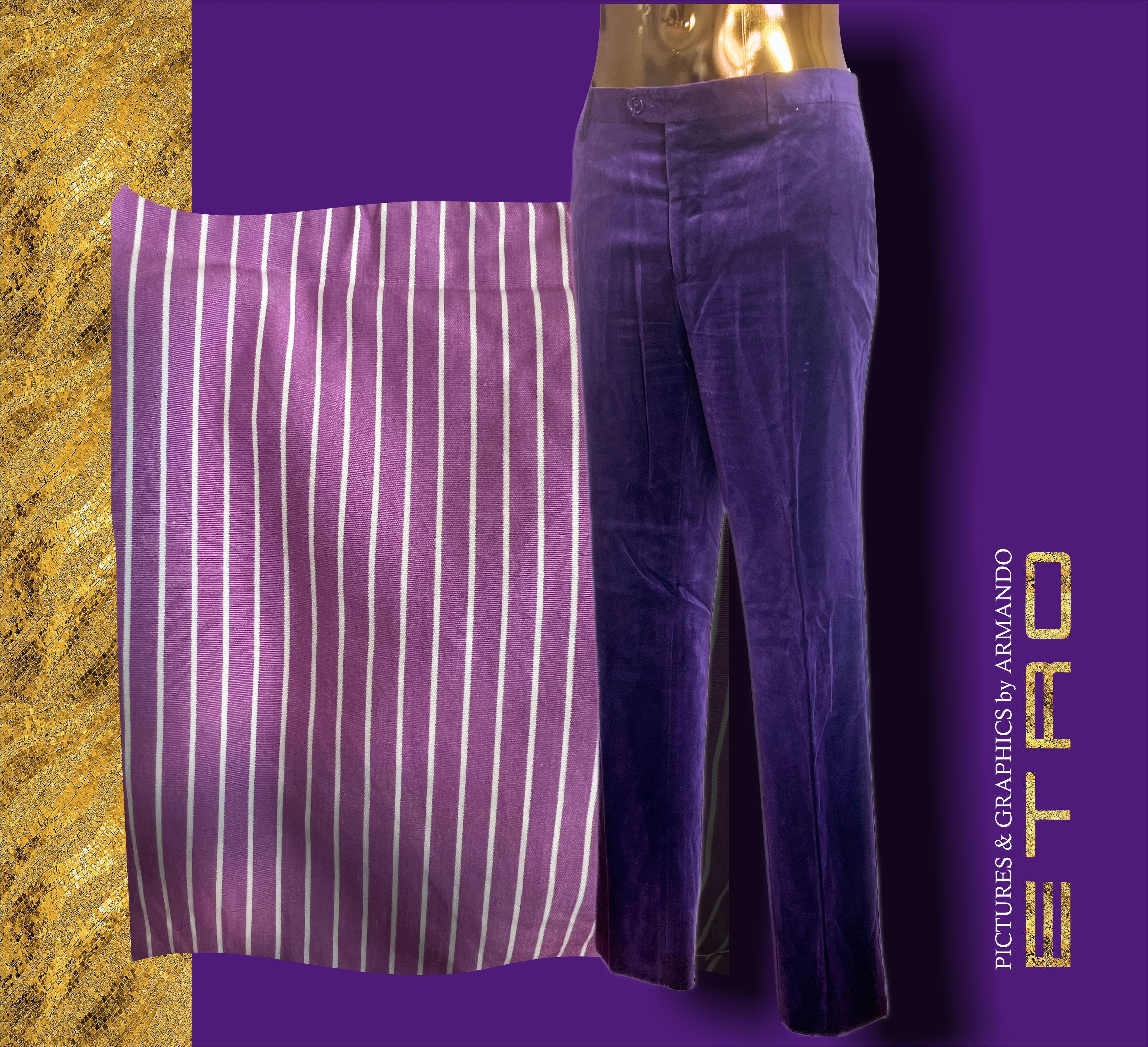Etro Velvet Pant Size US 40 / EU 56 - 3 Thumbnail