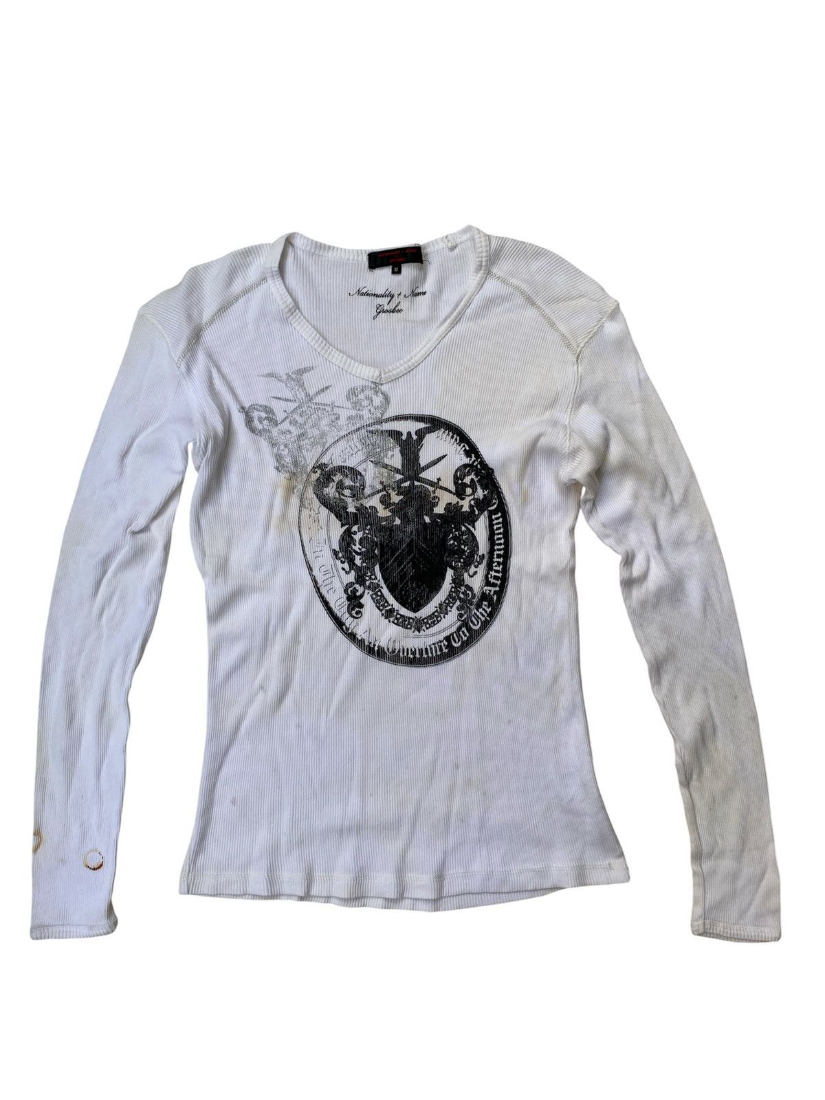 If Six Was Nine Nationality+Name Grosbec Longsleeve Tee Size US M / EU 48-50 / 2 - 1 Thumbnail