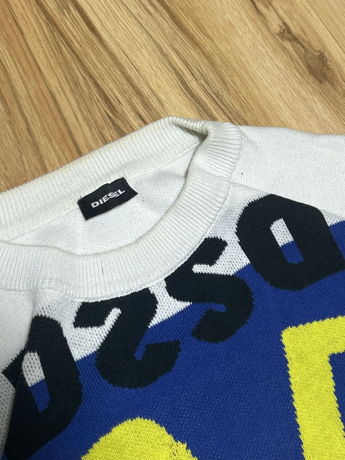 Diesel × Lacoste × Polo Ralph Lauren Multicolor Diesel Sweater Size US XL / EU 56 / 4 - 2 Thumbnail