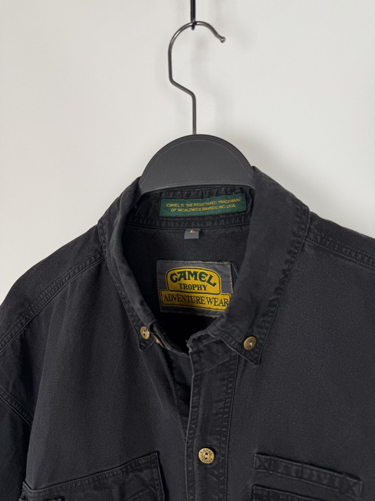 Camel 1990’s Vintage Camel Adventure Wear Cargo Pocket S/S Shirt Size US L / EU 52-54 / 3 - 2 Thumbnail
