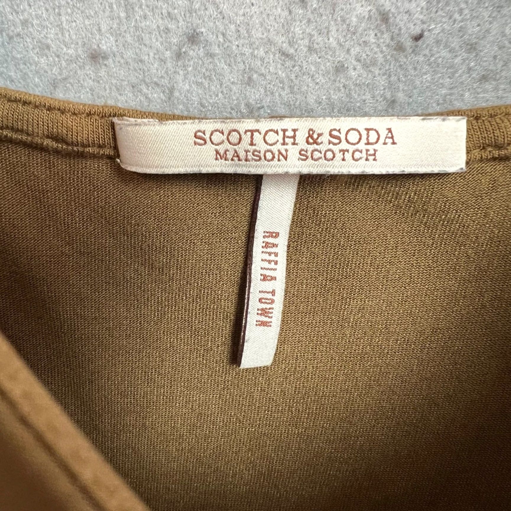 Scotch & Soda Scotch & Soda Womens Tank Top Spaghetti Strap Brown XS Casual Summer Spaghetti Strap Tank Top Womens XS Brown Scotch & Soda Size XS / US 0-2 / IT 36-38 - 3 Thumbnail