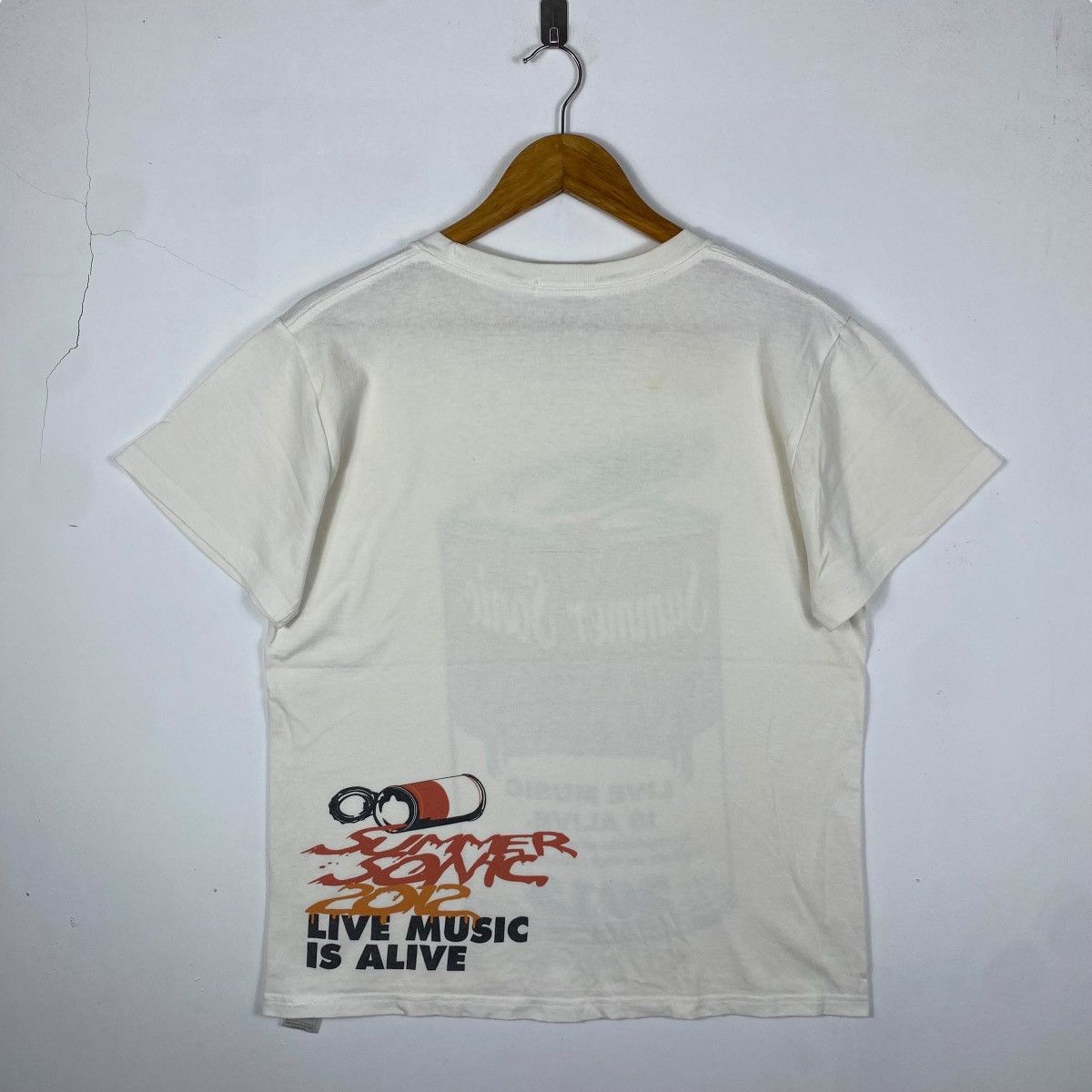 Band Tees SUMMER SONIC 2012 Live Music Is Alive Campbell Soup Tee Size US M / EU 48-50 / 2 - 4 Thumbnail