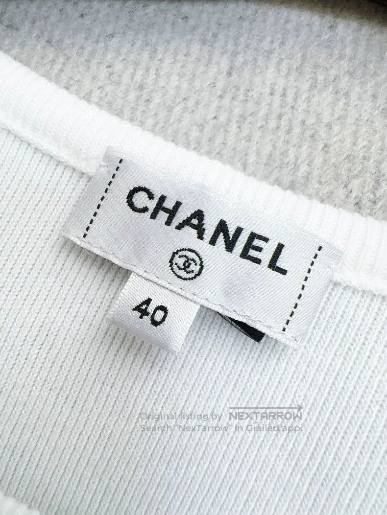 Chanel Chanel 23C embroidered studd bead sequin letter white shor Size S / US 4 / IT 40 - 5 Thumbnail