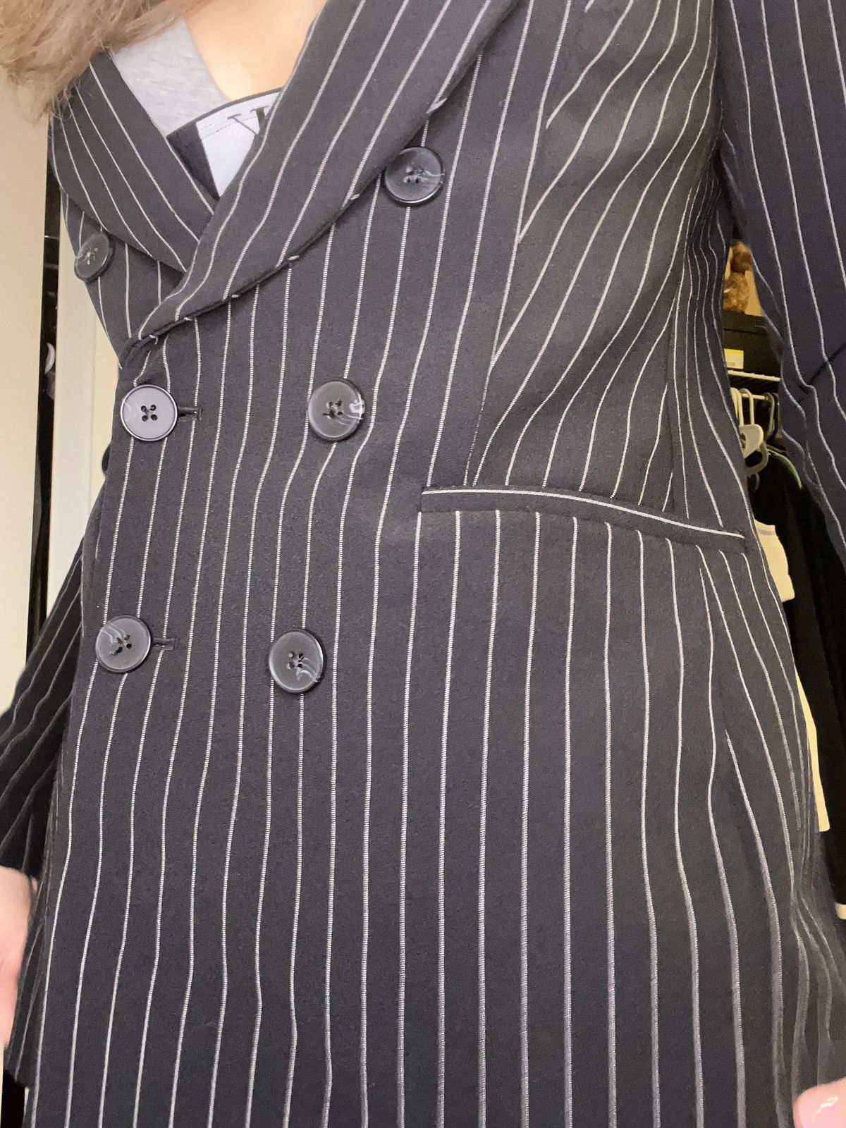 Express Pinstripe women’s blazer Size S / US 4 / IT 40 - 8 Thumbnail