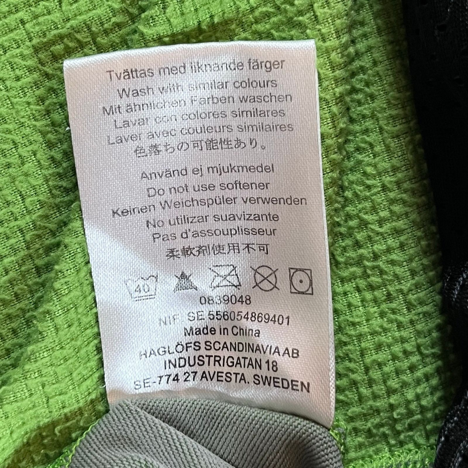 Other Haglofs Polartec Waffle Mid weight Fleece Full Zip Jacket Size XL / US 12-14 / IT 48-50 - 4 Thumbnail