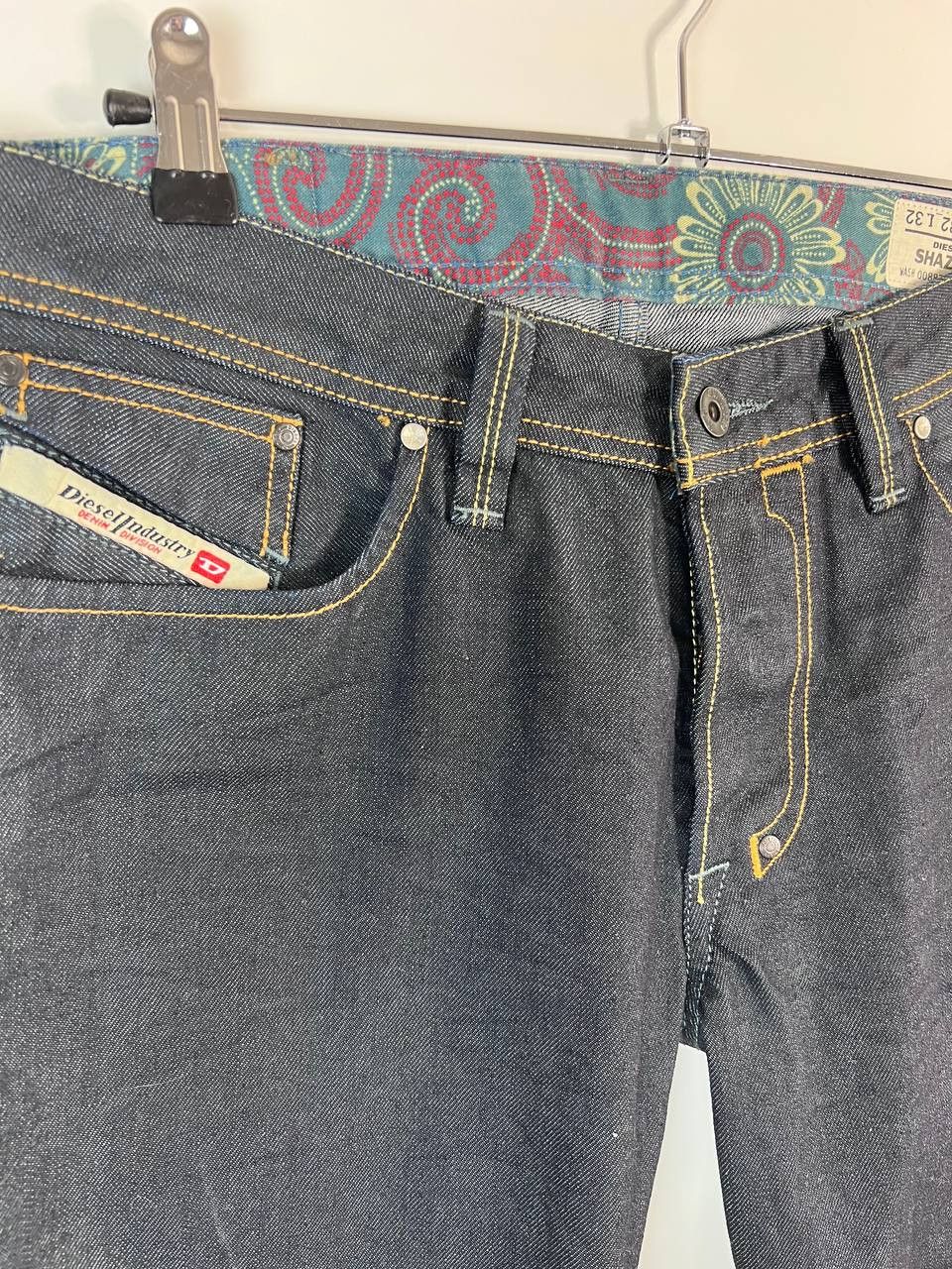 Diesel DIESEL SHAZOR JEANS STRAIGHT LEG RAW DENIM WASH Size 32 Size US 32 / EU 48 - 2 Thumbnail