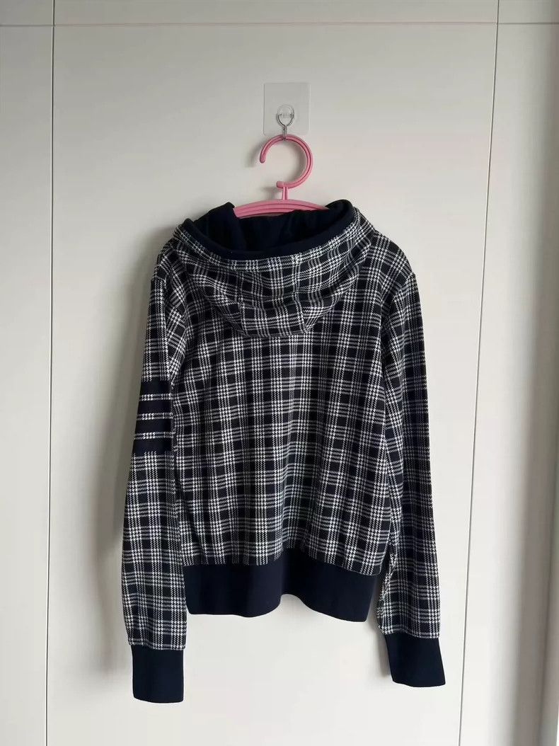 Thom Browne Thom browne Pleid jacquard zipper hooded sweatshirt jacket Size US S / EU 44-46 / 1 - 2 Thumbnail
