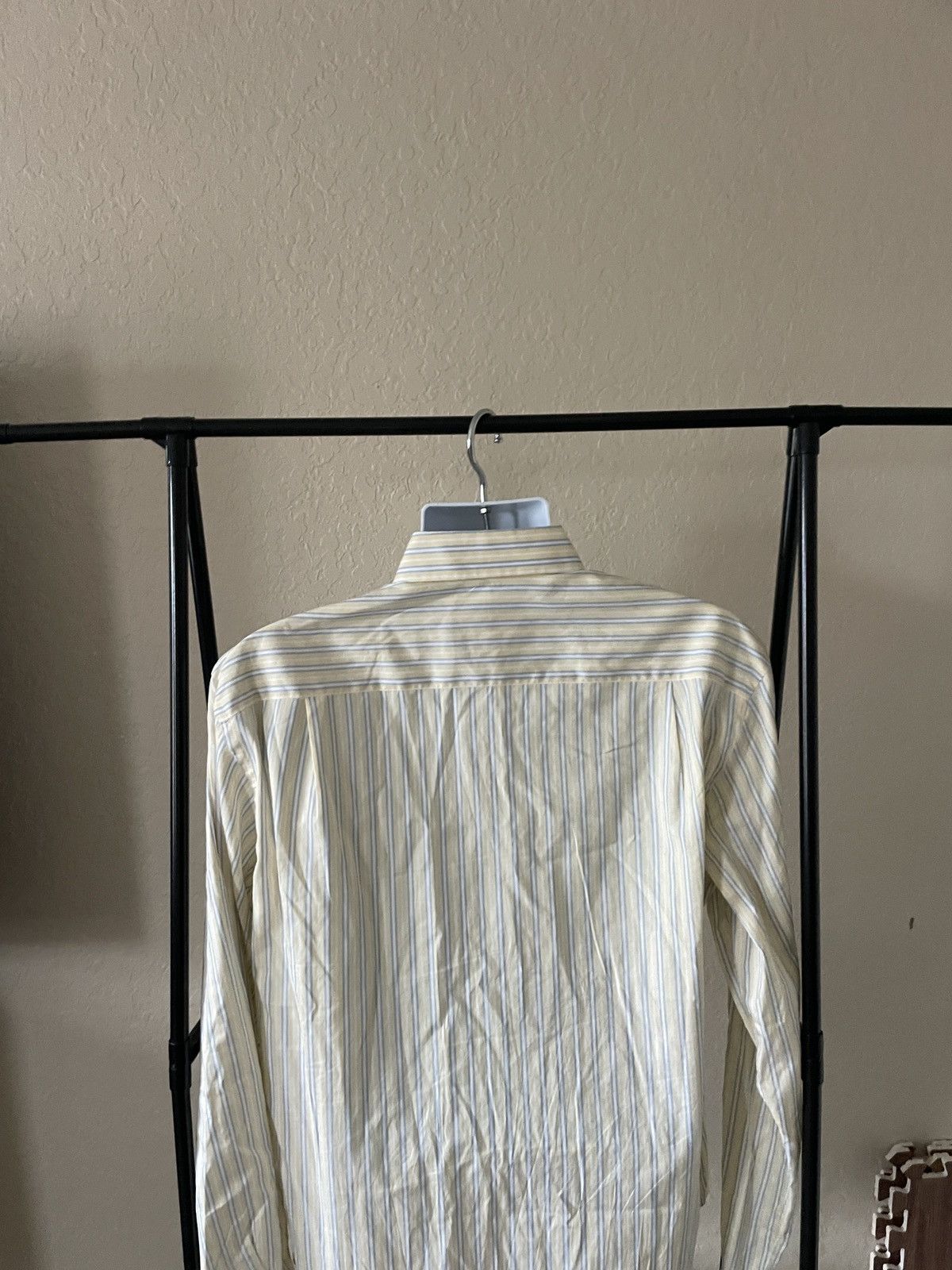 Loro Piana Striped Button down 100% cotton shirt Size US XL / EU 56 / 4 - 6 Thumbnail