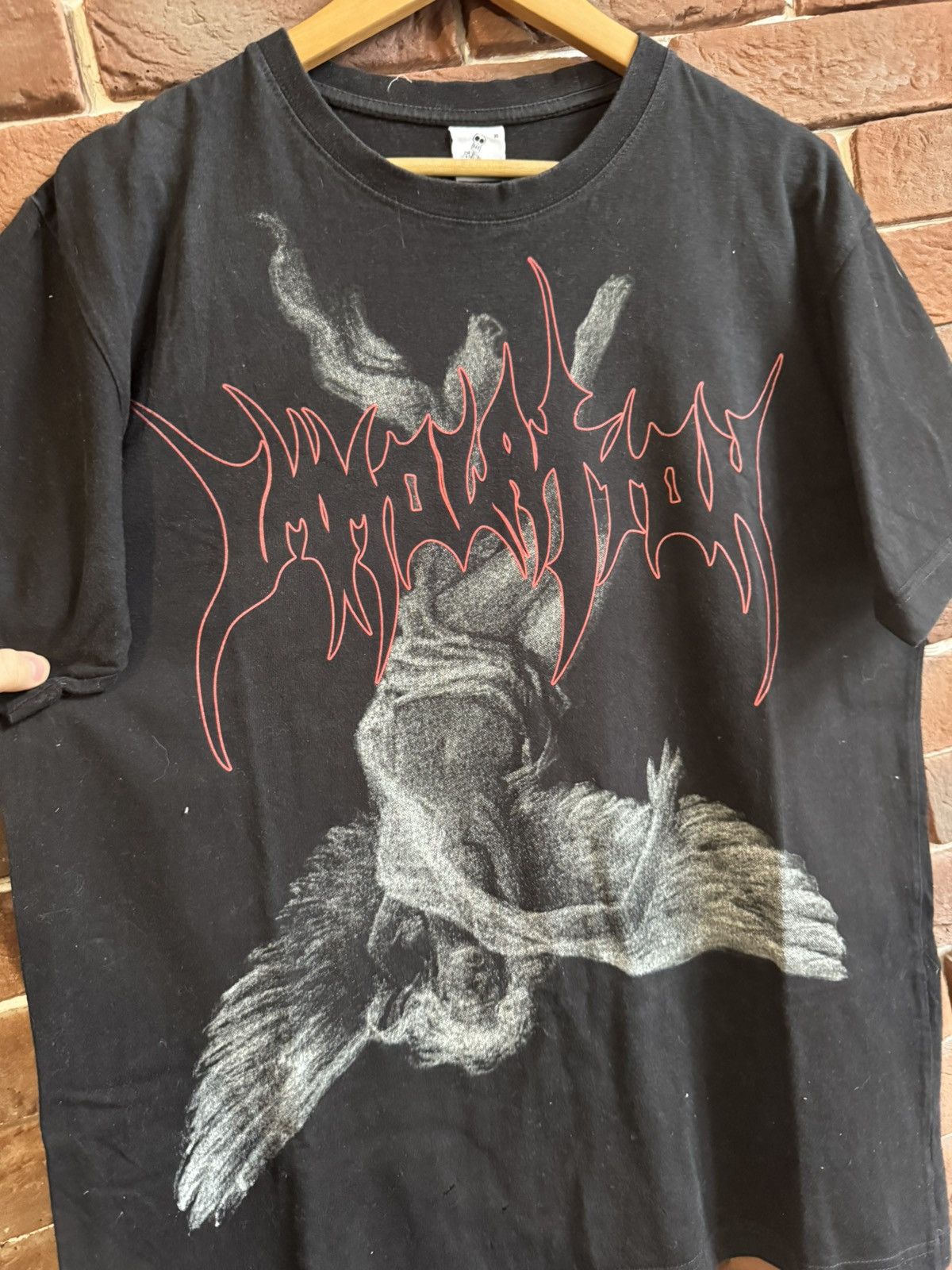 Band Tees Rare Immolation Bringing down Death Metal Band Tshirt Grail Size US XL / EU 56 / 4 - 3 Thumbnail